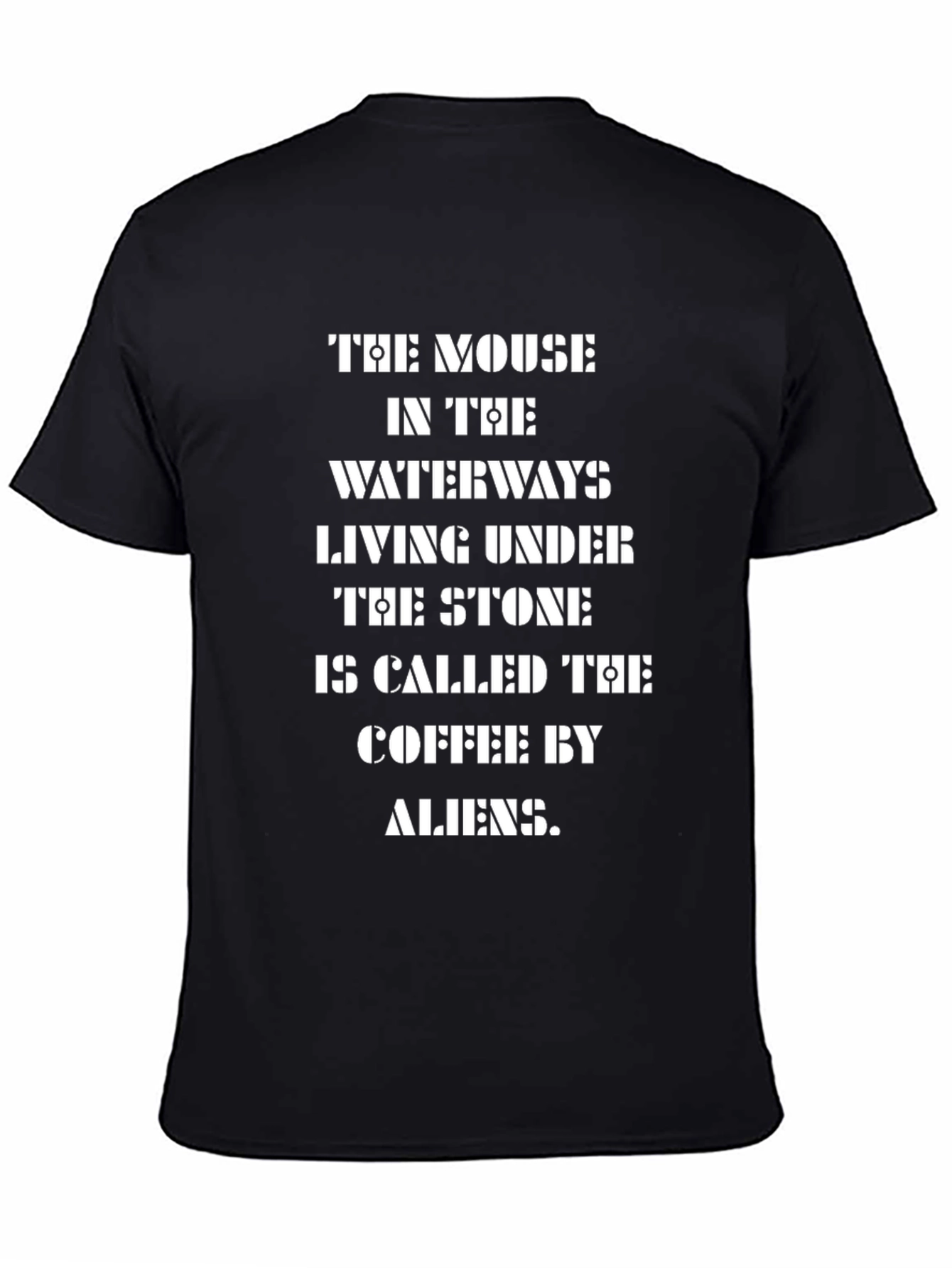 Mouse Waterways Coffee Alien T-Shirt