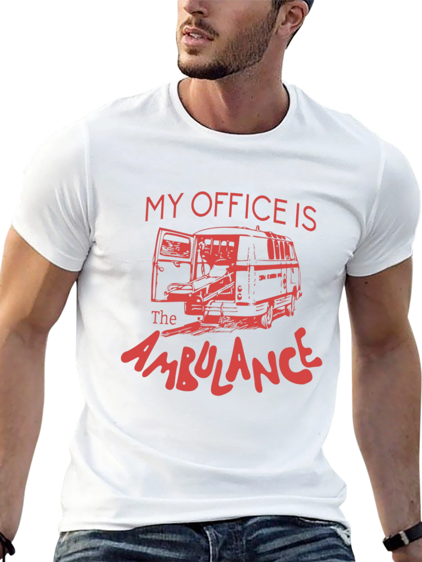 My Office Is The Ambulance Graphic Tee