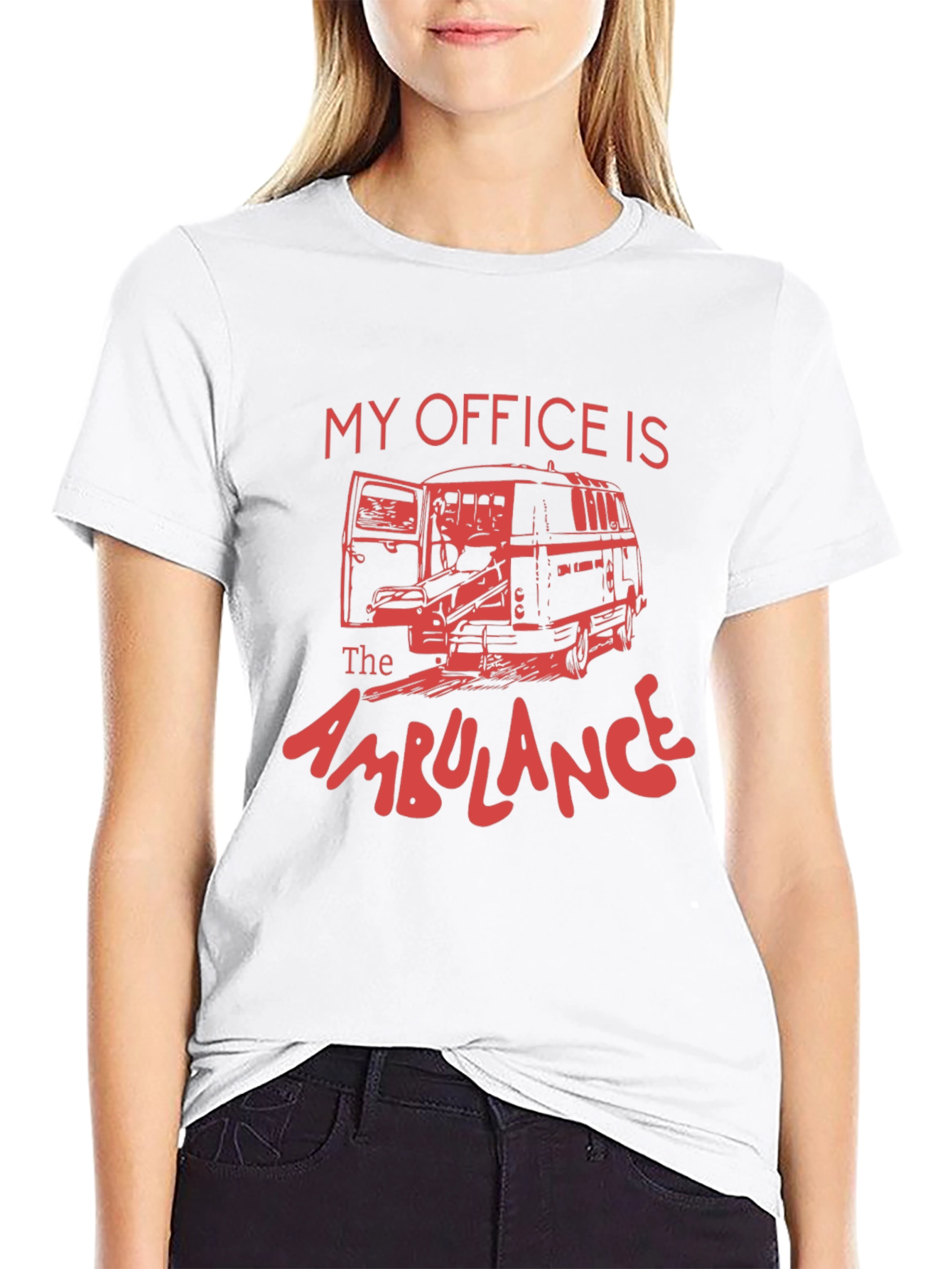 My Office Is The Ambulance Graphic Tee