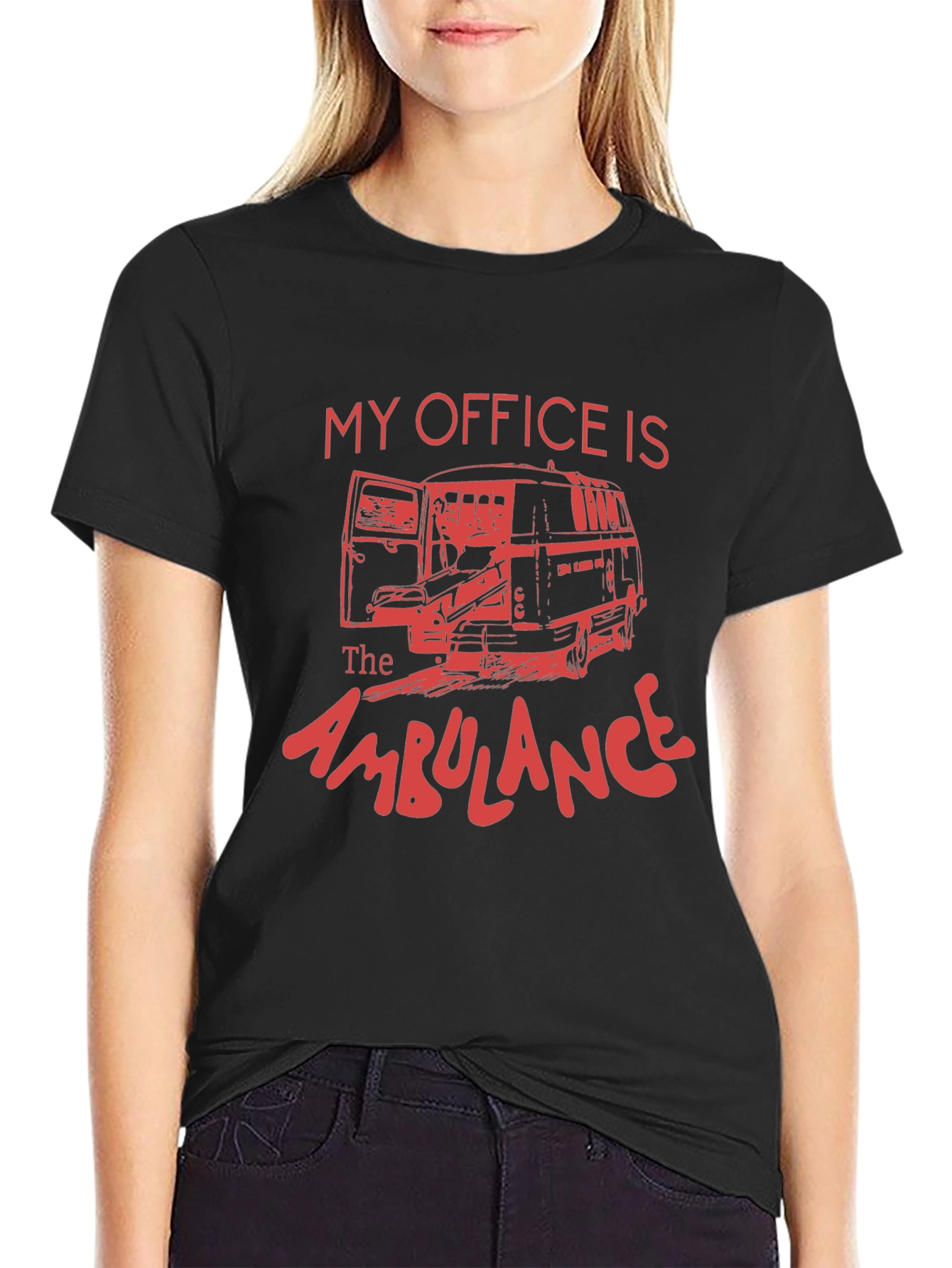 My Office Is The Ambulance Graphic Tee