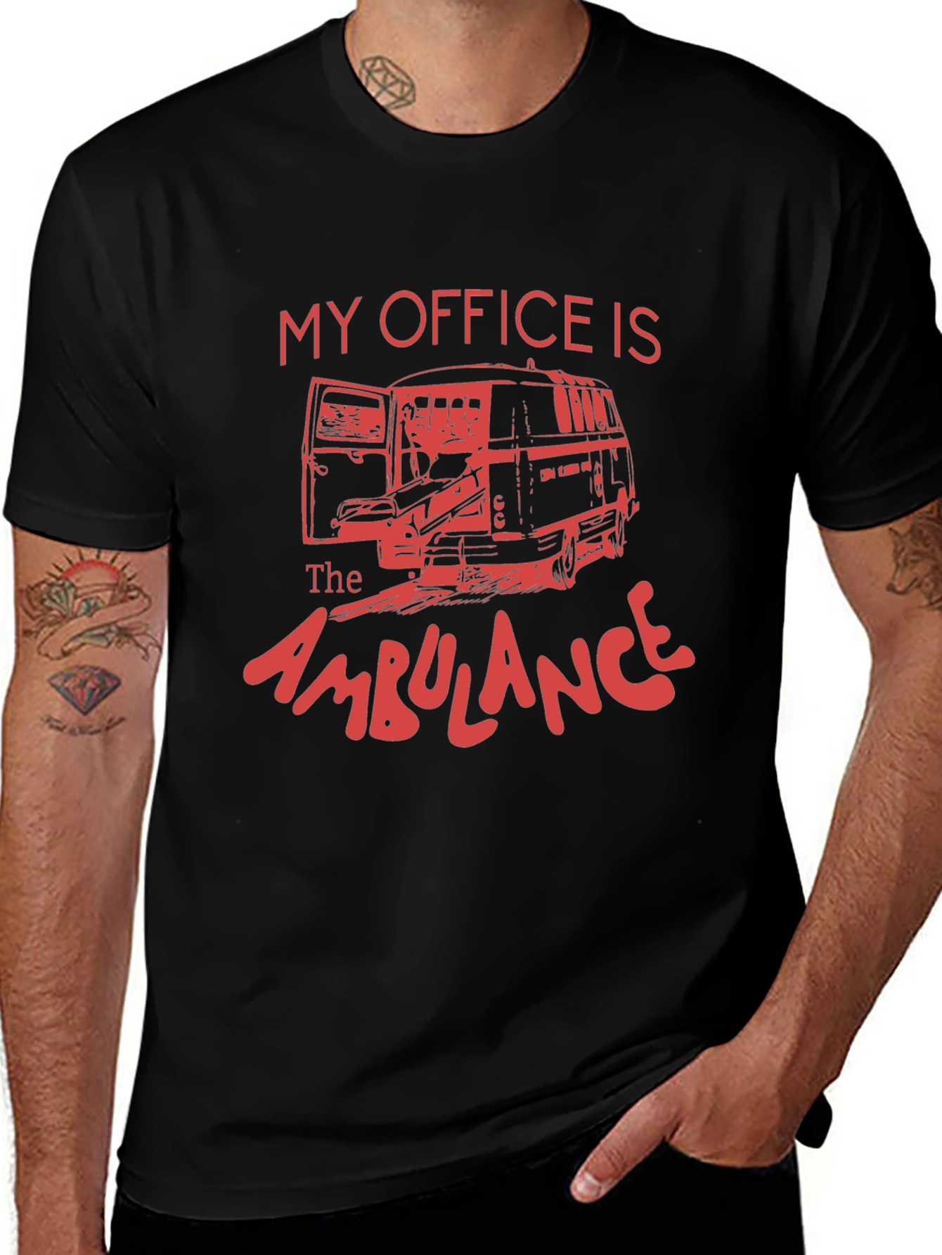 My Office Is The Ambulance Graphic Tee