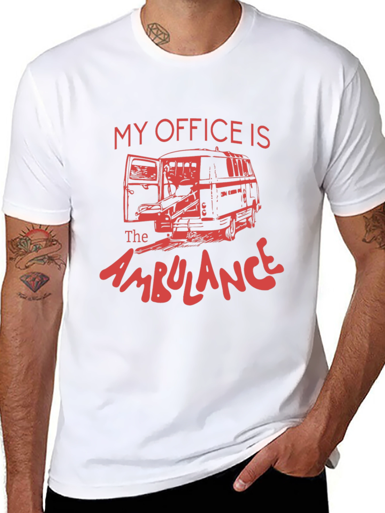 My Office Is The Ambulance Graphic Tee