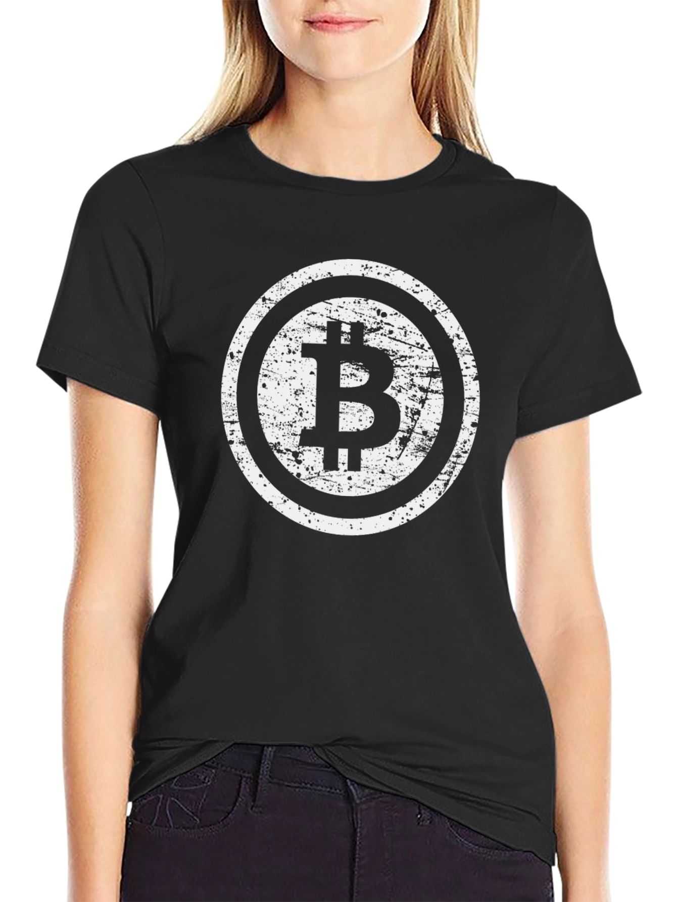 Bitcoin Logo Graphic Tee - Crypto Enthusiast