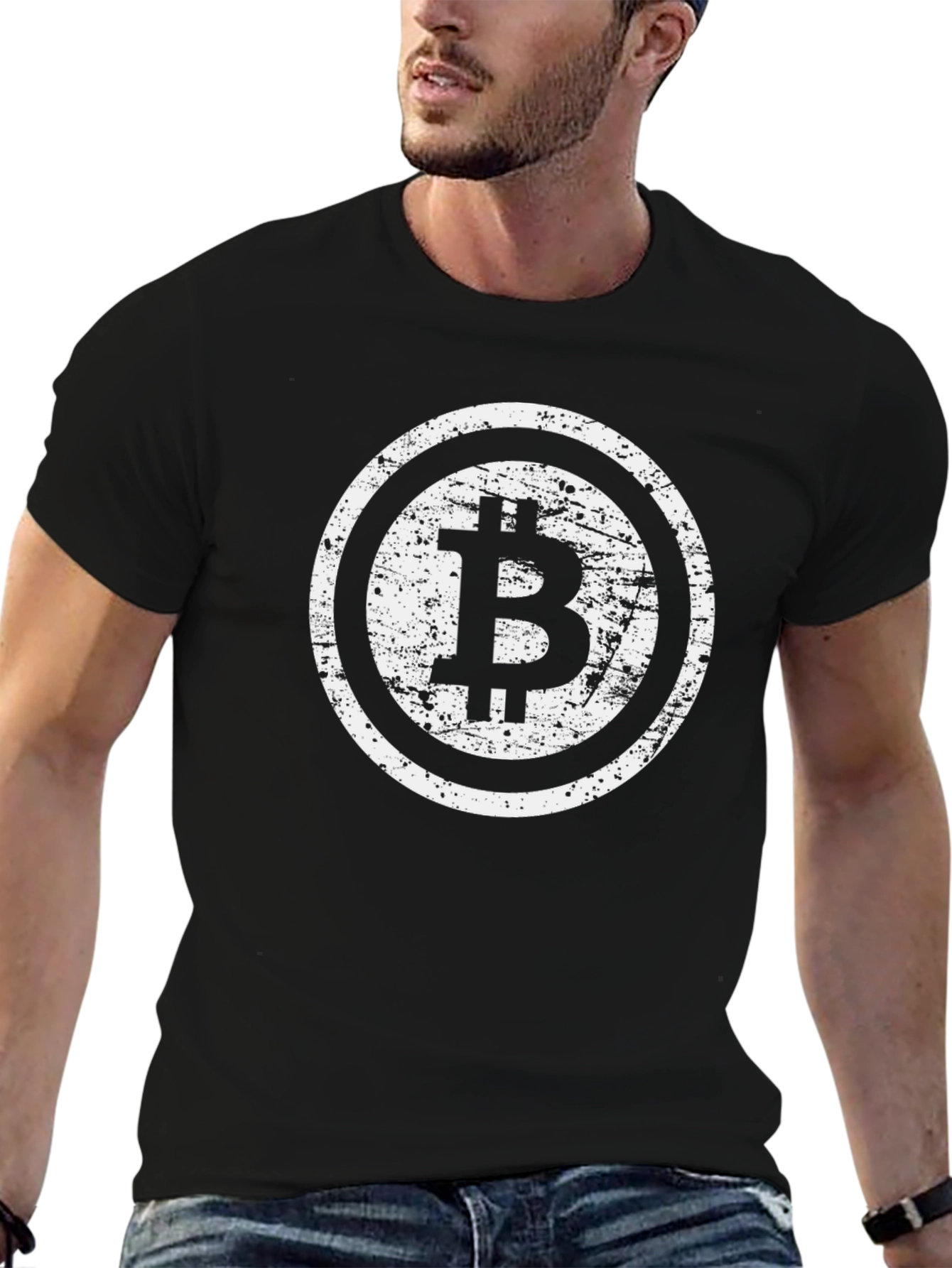 Bitcoin Logo Graphic Tee - Crypto Enthusiast
