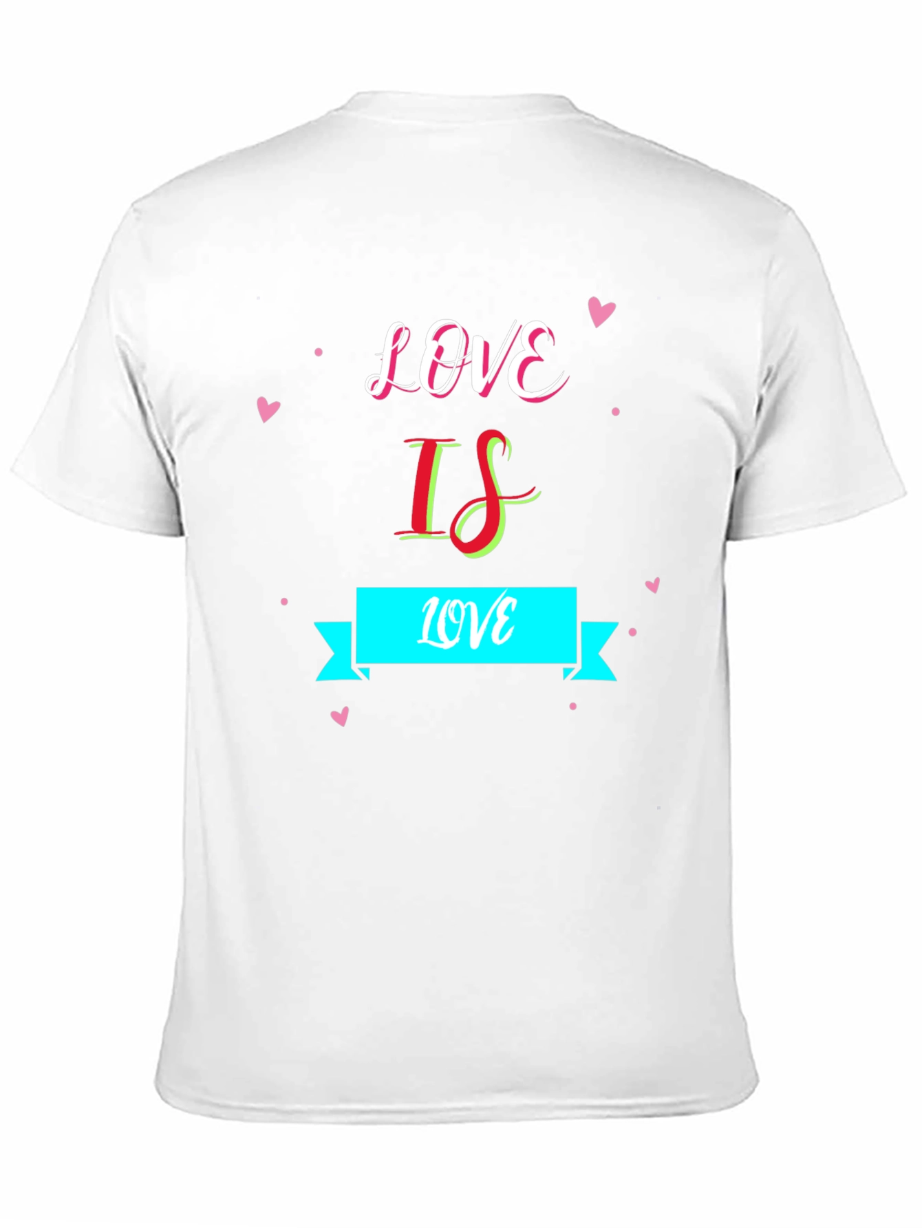 Love Is Love Graphic Black T-Shirt