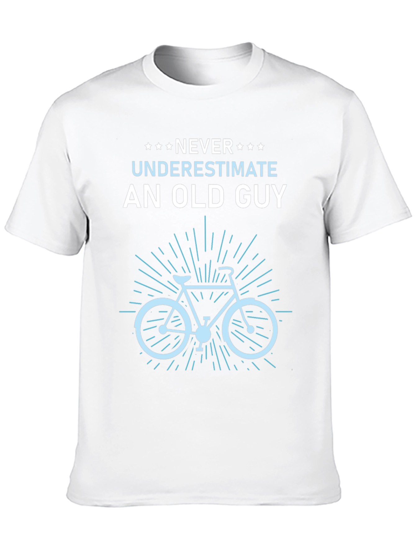 Never Underestimate An Old Guy Bike Graphic Tee