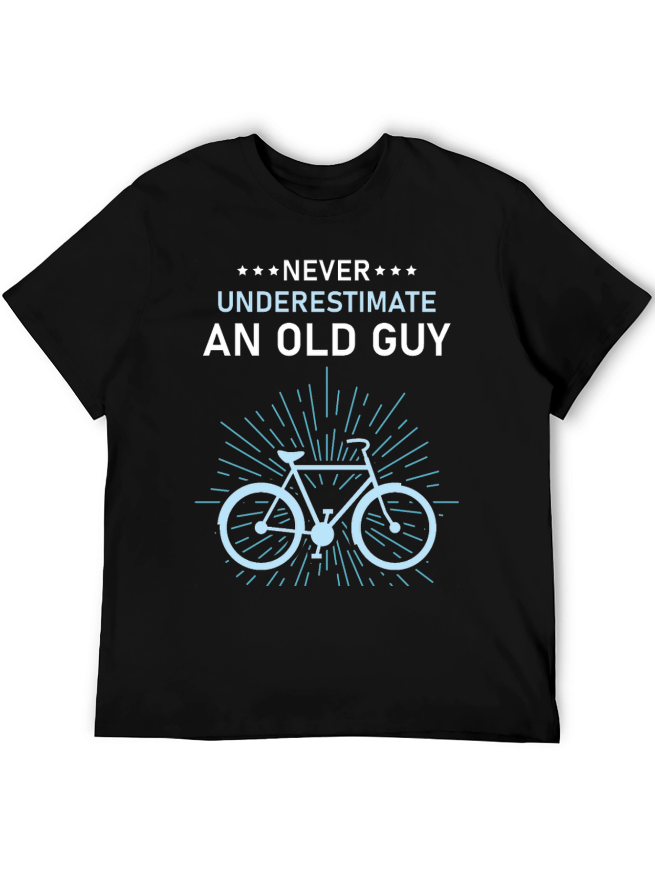 Never Underestimate An Old Guy Bike Graphic Tee
