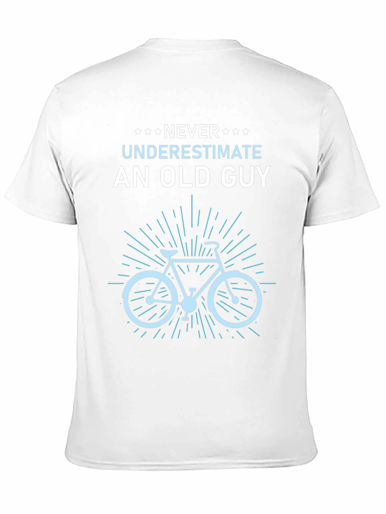 Never Underestimate An Old Guy Bike Graphic Tee