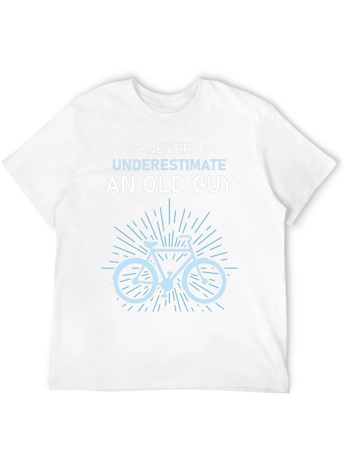 Never Underestimate An Old Guy Bike Graphic Tee