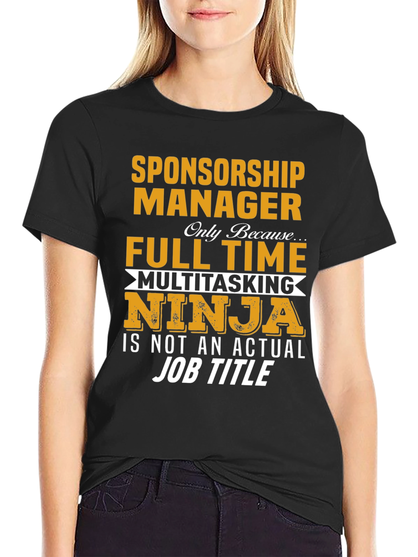 Sponsorship Manager Multitasking Ninja T-Shirt
