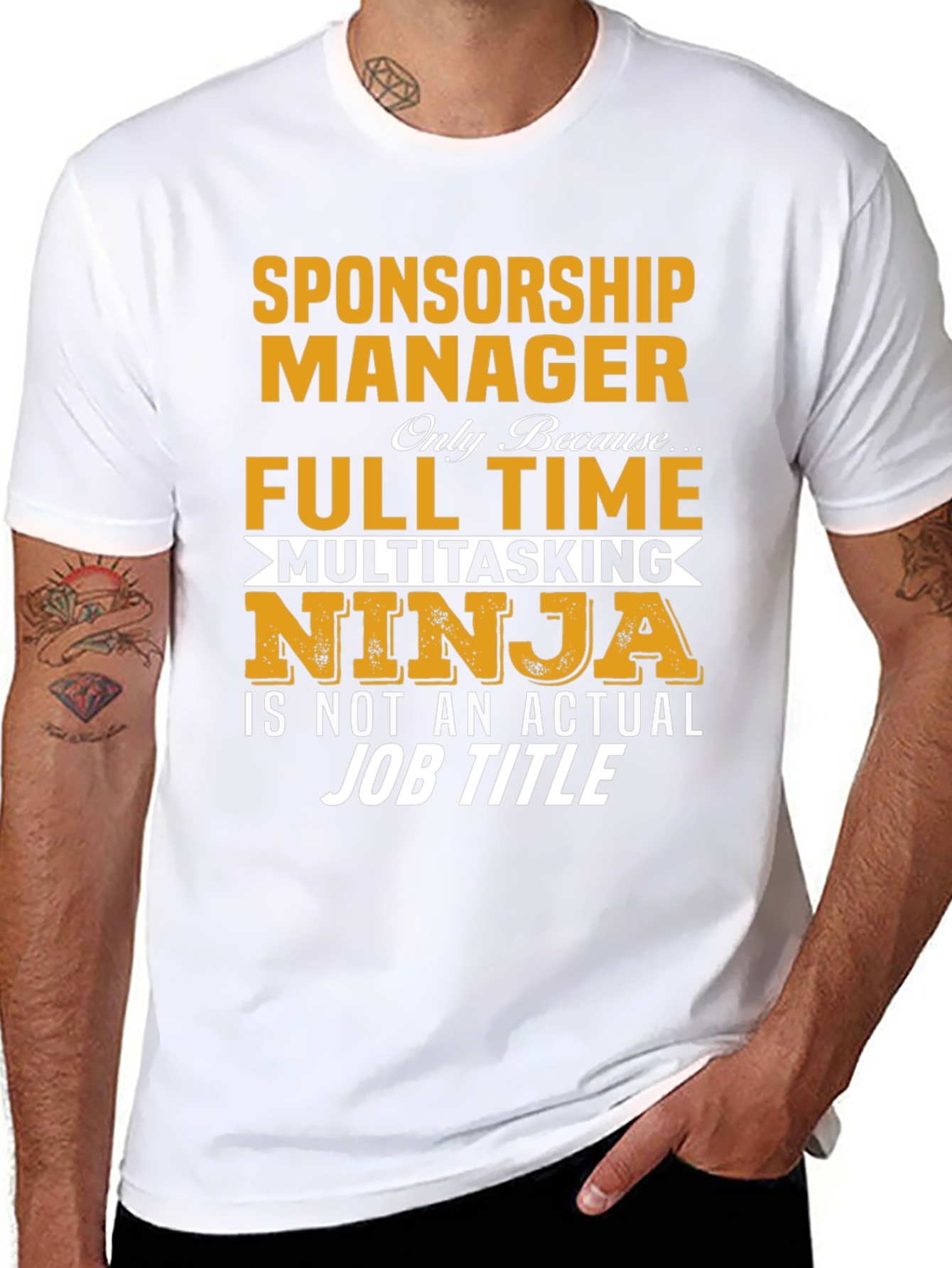 Sponsorship Manager Multitasking Ninja T-Shirt
