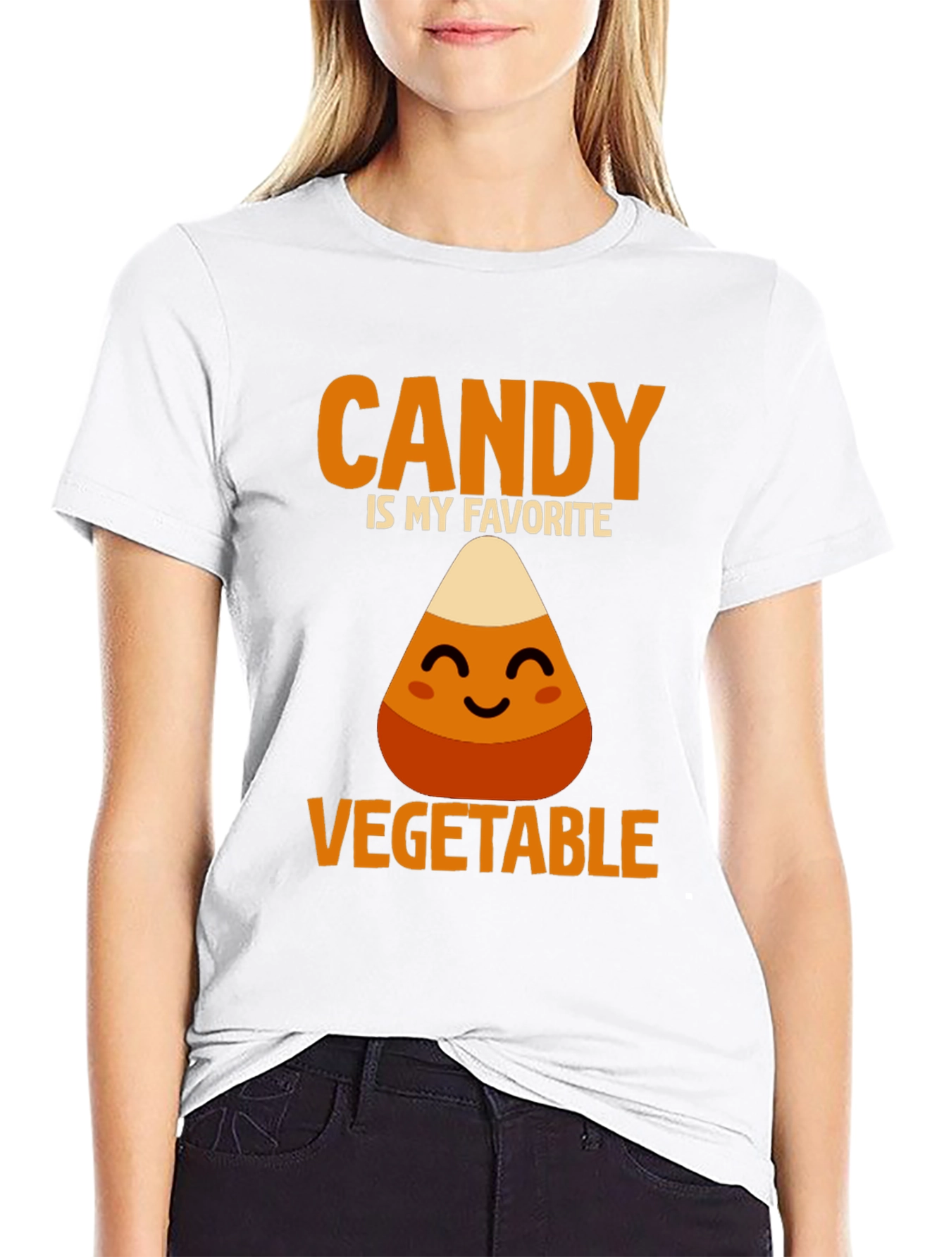 Candy is My Favorite Vegetable Funny Graphic T-Shirt