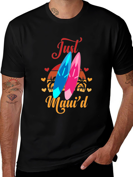Just Mauid Graphic Tee - Black