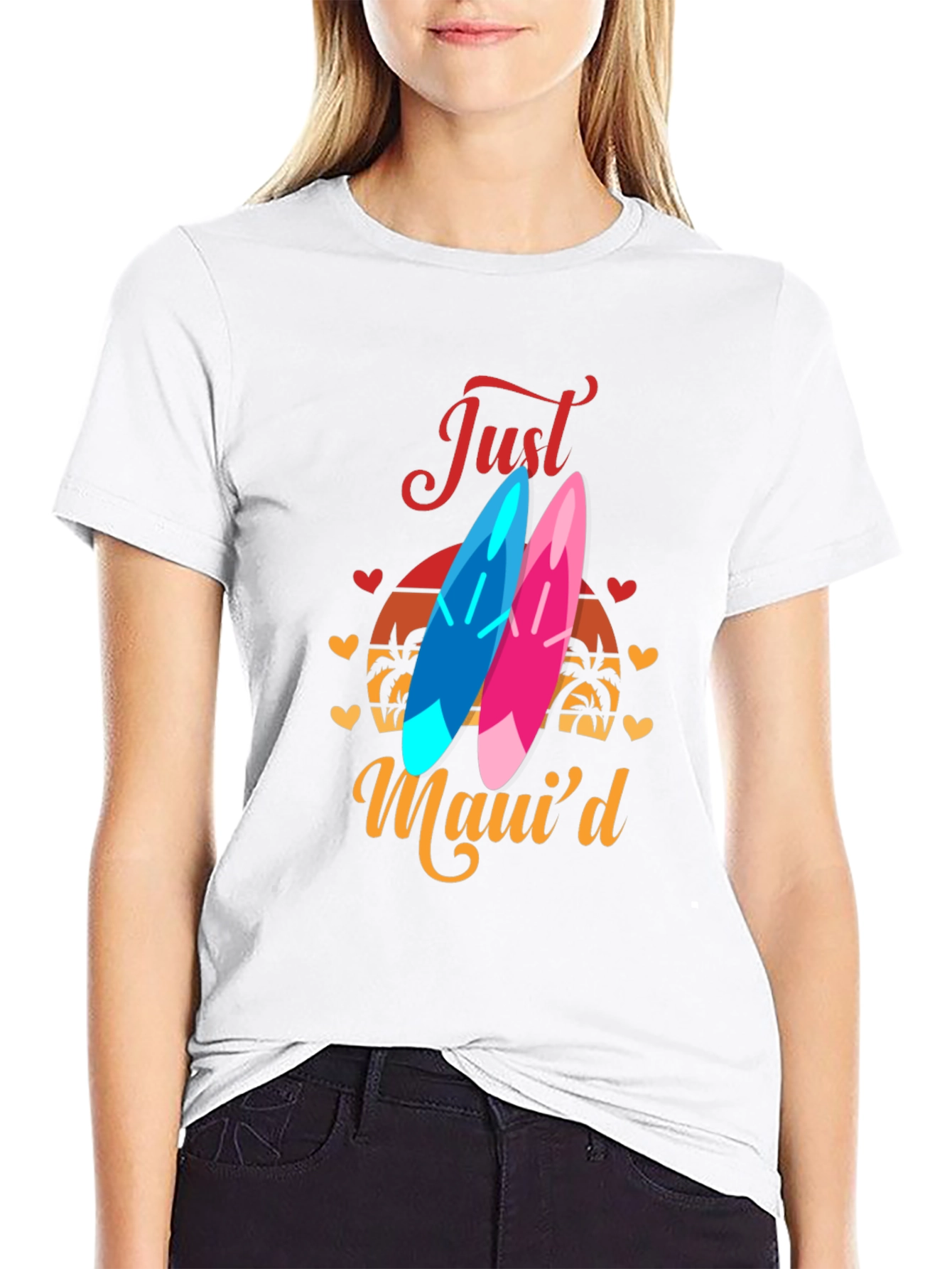 Just Mauid Graphic Tee - Black