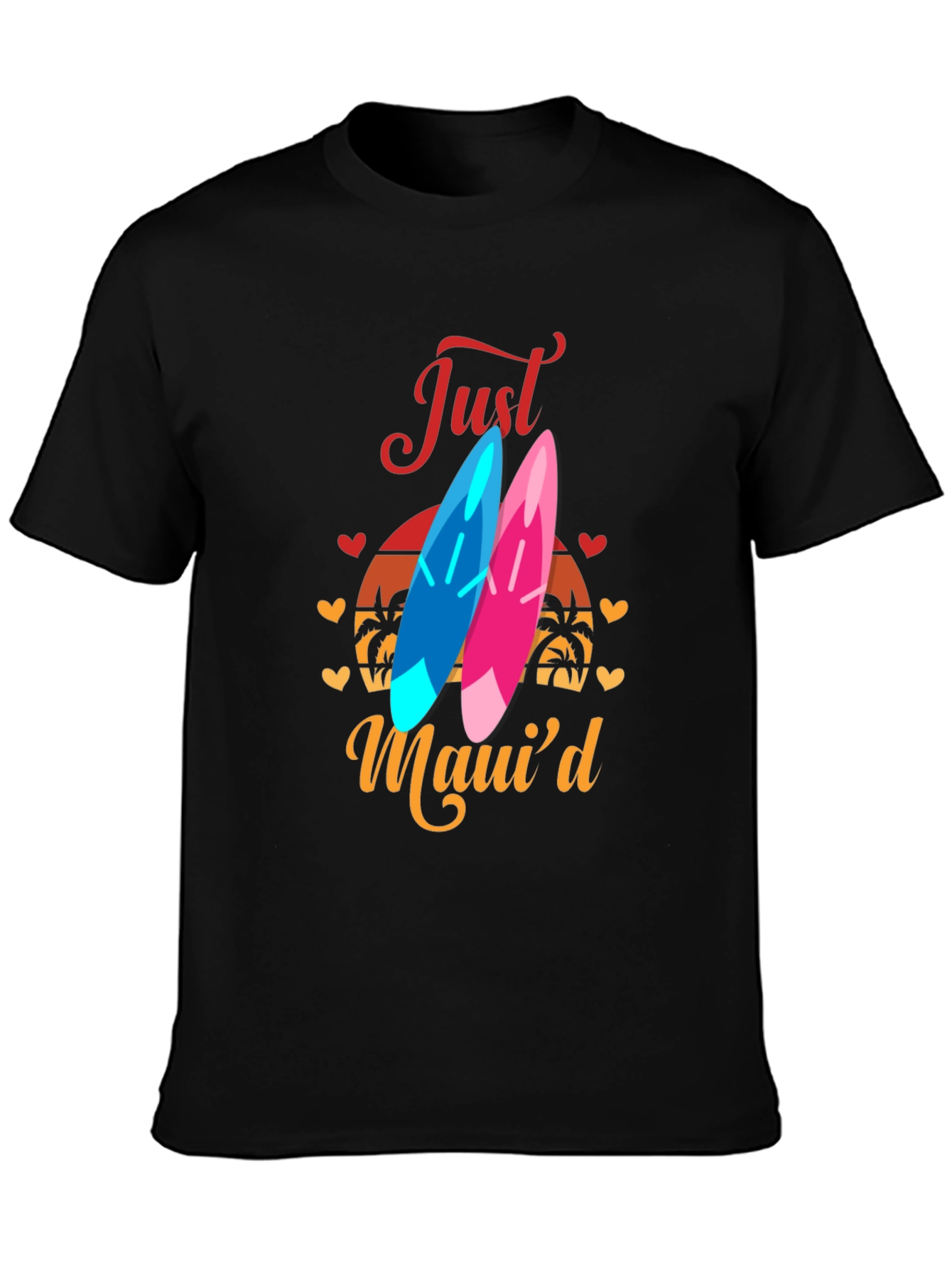 Just Mauid Graphic Tee - Black