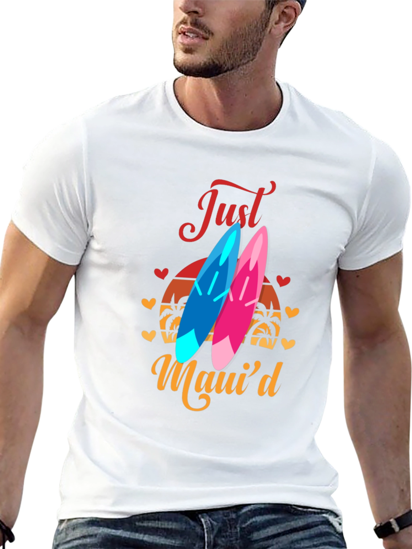 Just Mauid Graphic Tee - Black