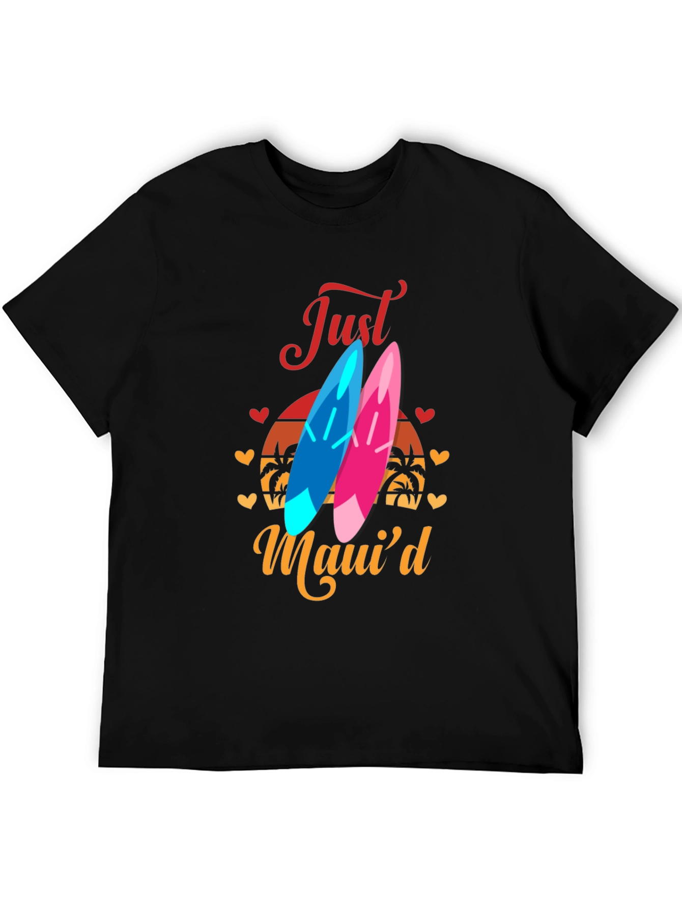 Just Mauid Graphic Tee - Black