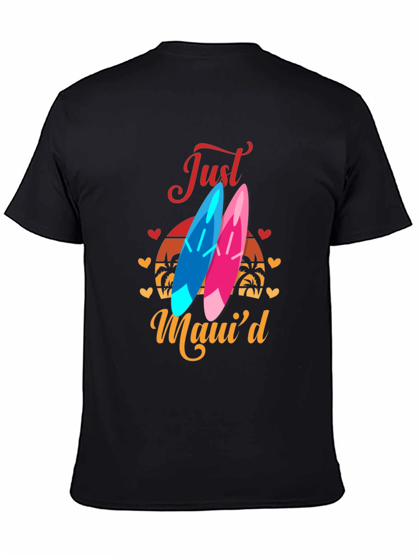 Just Mauid Graphic Tee - Black