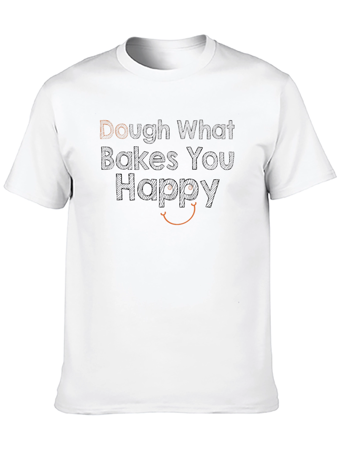 Dough What Bakes You Happy Graphic Tee - Black