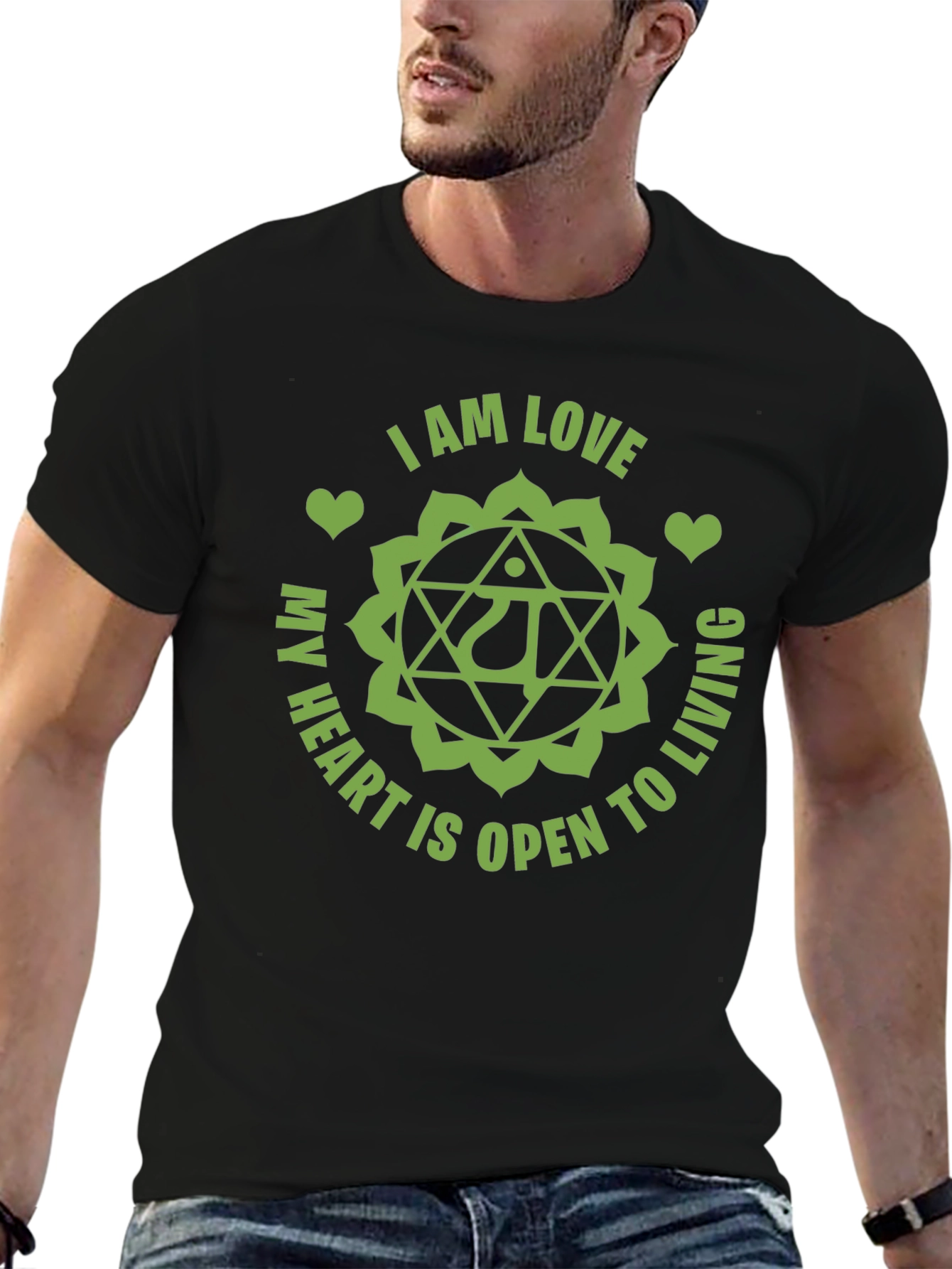 I AM LOVE Heart Chakra Graphic Tee