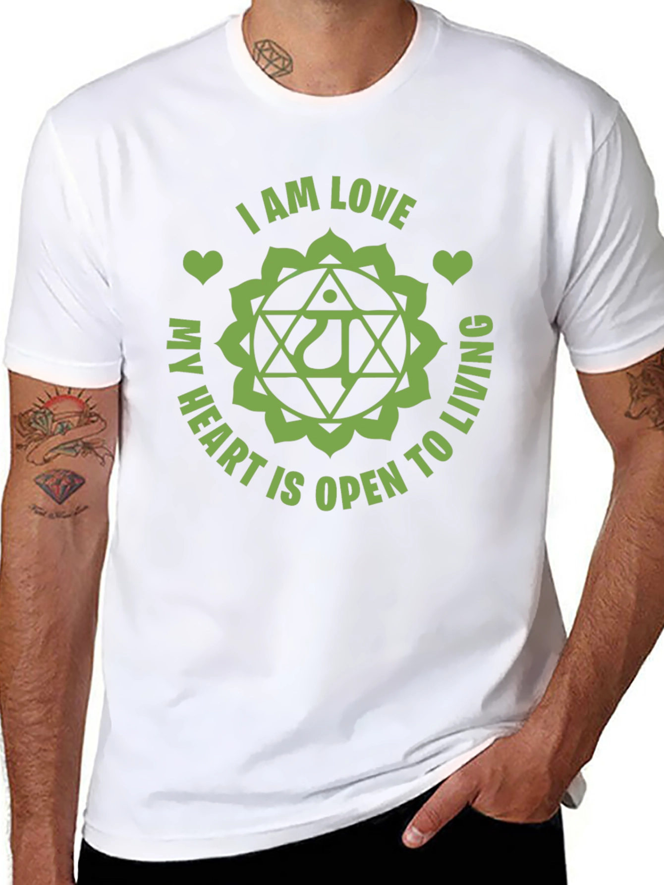 I AM LOVE Heart Chakra Graphic Tee