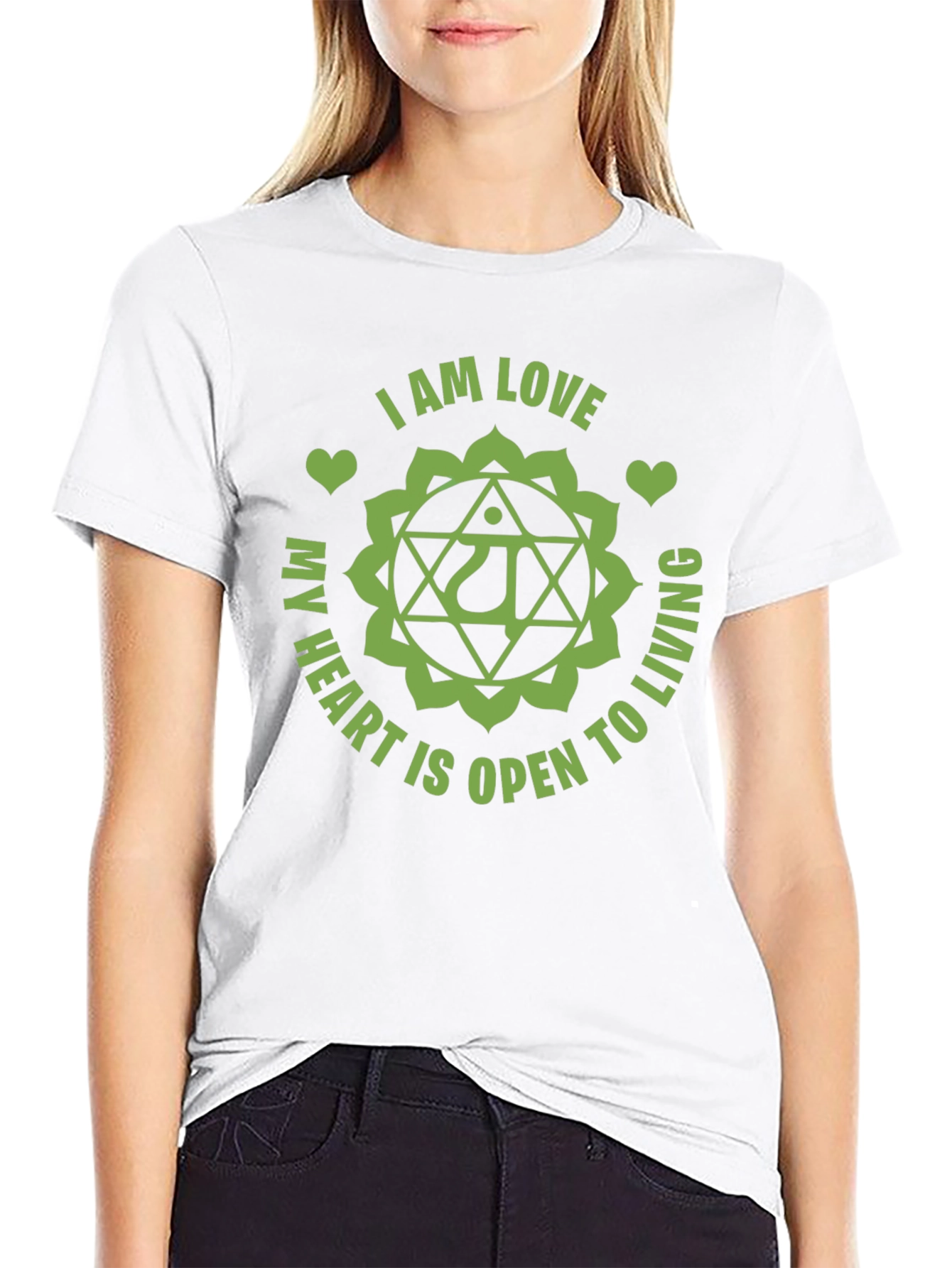 I AM LOVE Heart Chakra Graphic Tee