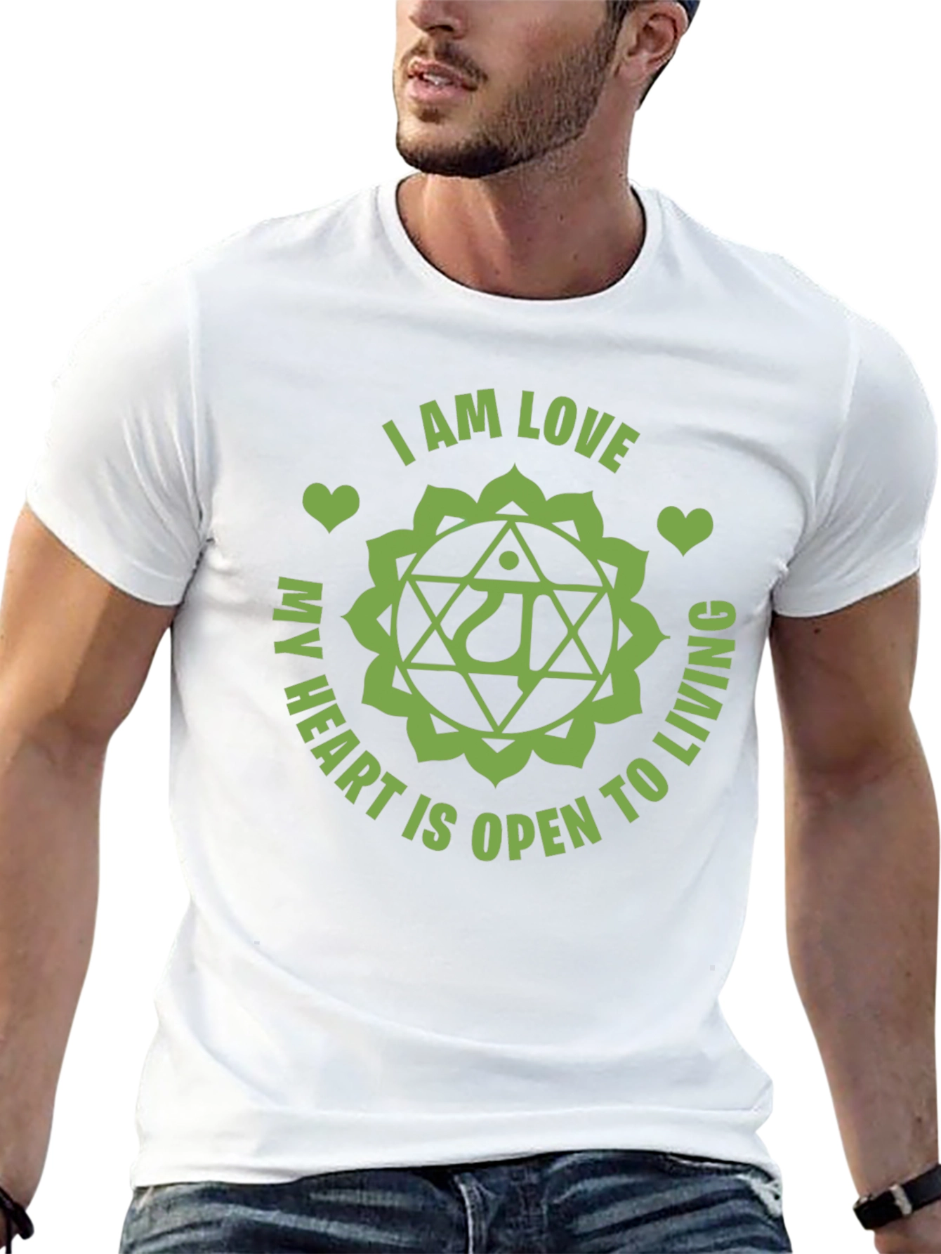 I AM LOVE Heart Chakra Graphic Tee