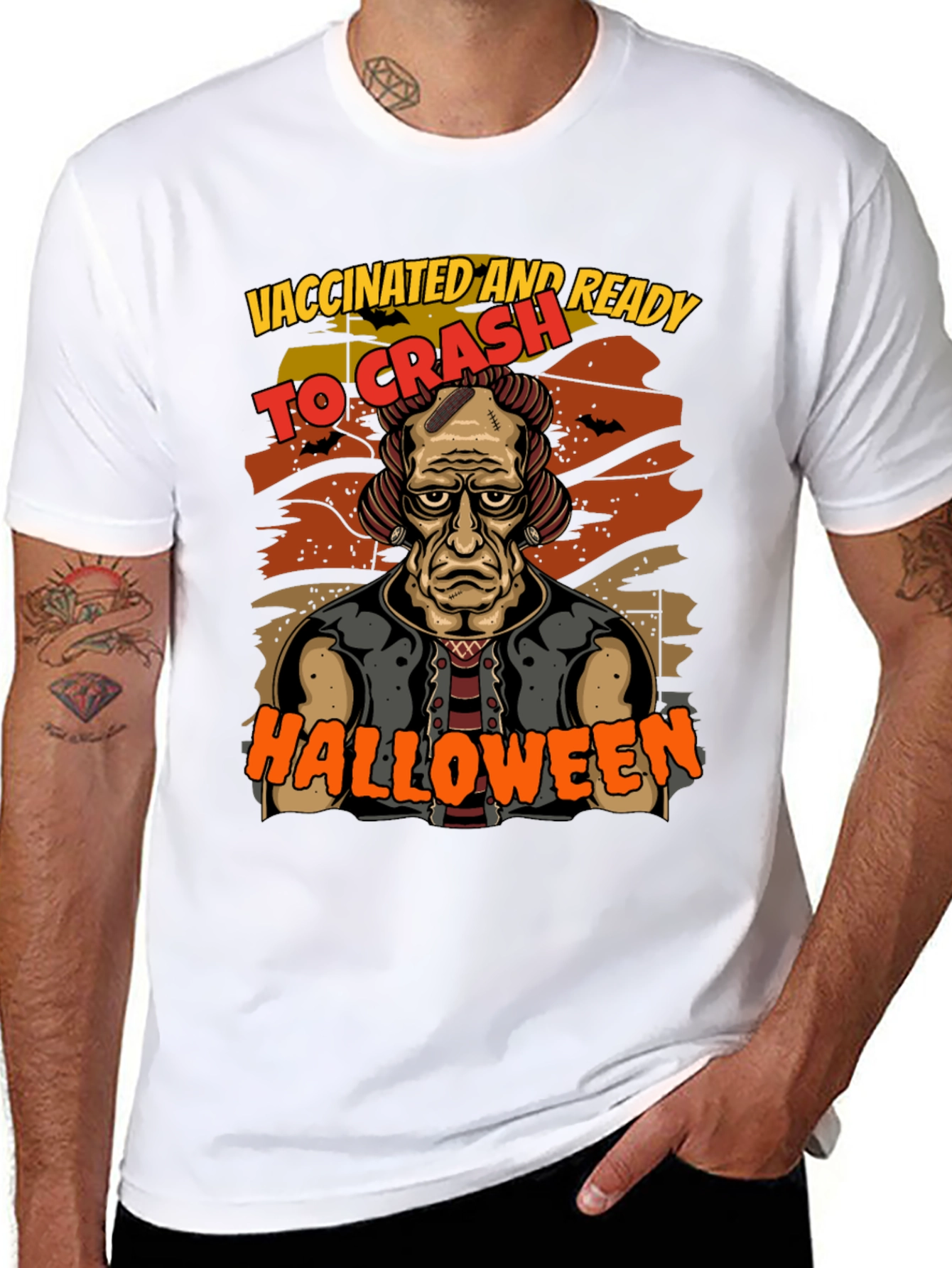 Vaccinated and Ready Halloween T-Shirt