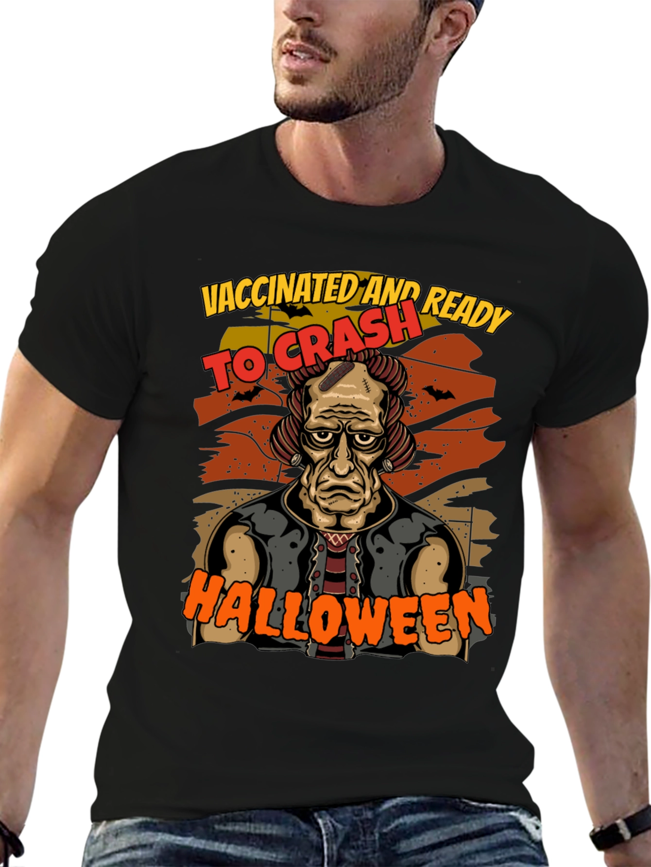 Vaccinated and Ready Halloween T-Shirt