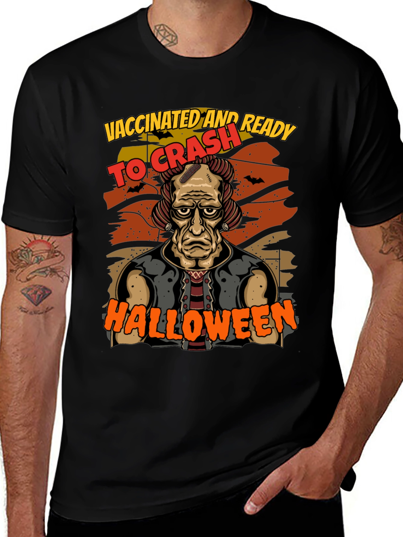 Vaccinated and Ready Halloween T-Shirt
