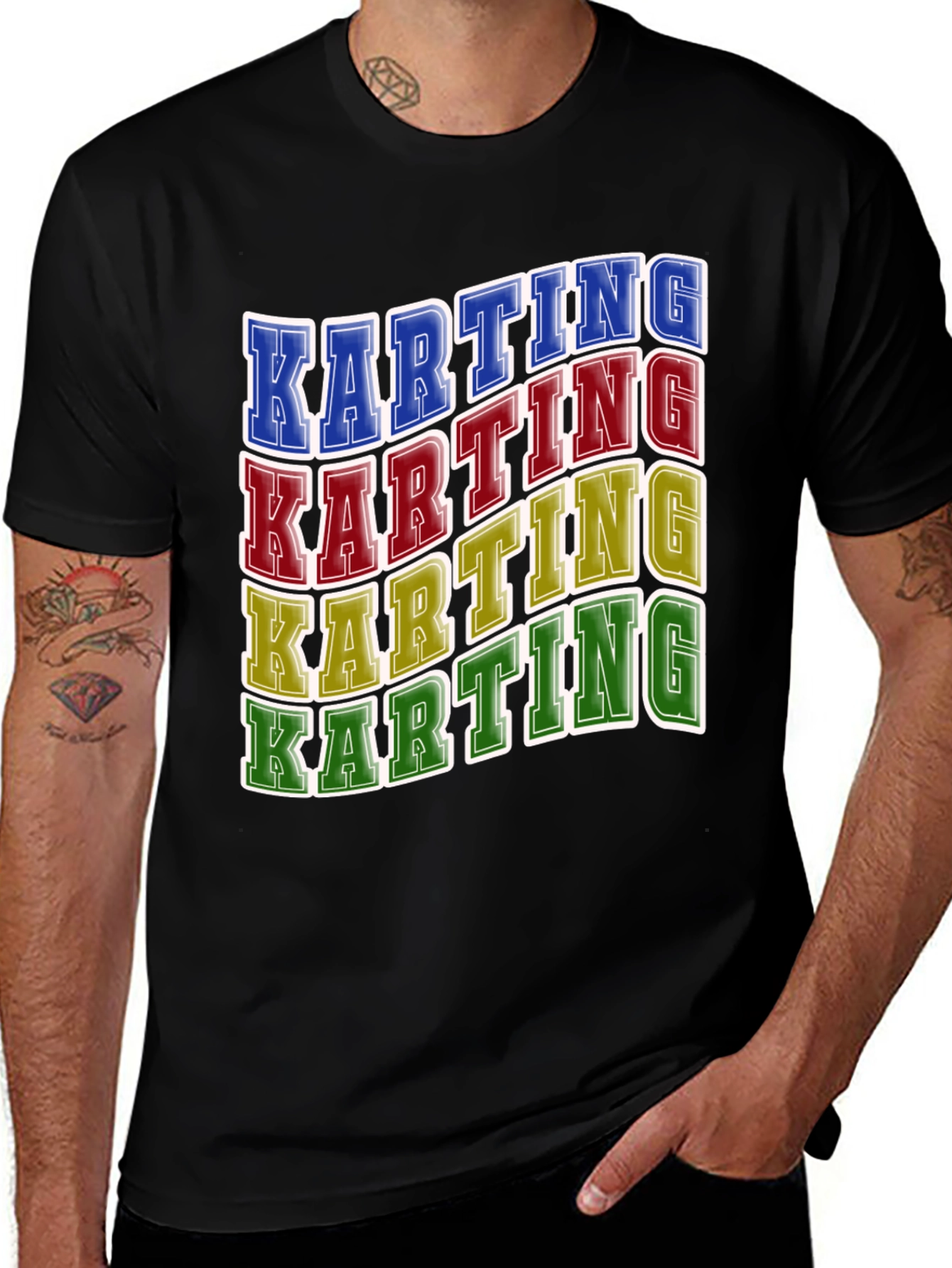 Karting Graphic T-Shirt - Motorsport Racing Tee
