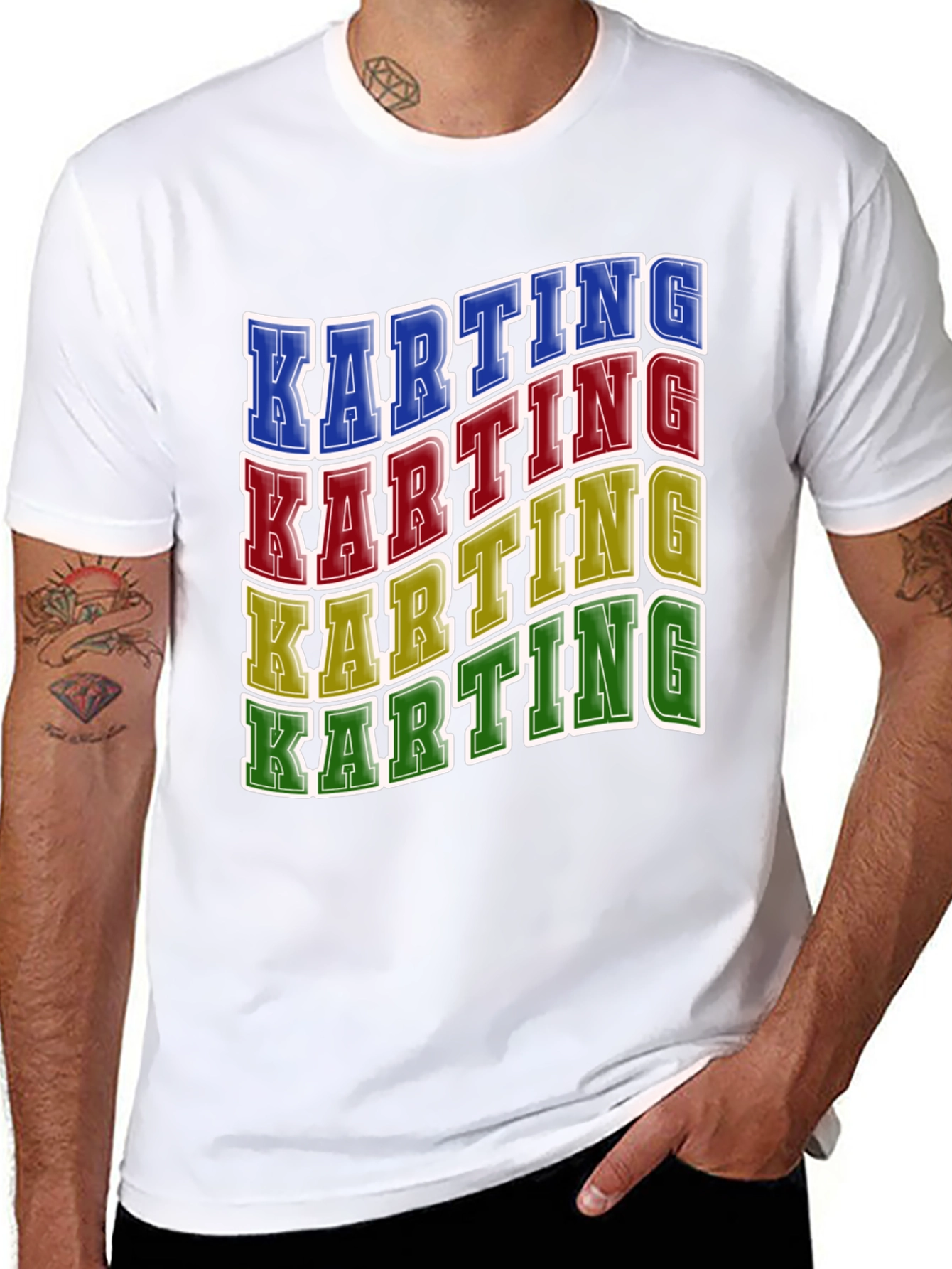 Karting Graphic T-Shirt - Motorsport Racing Tee