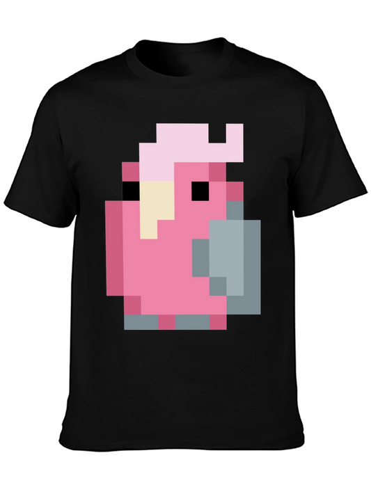 Pixel Bird Graphic Tee - Retro Gaming Style