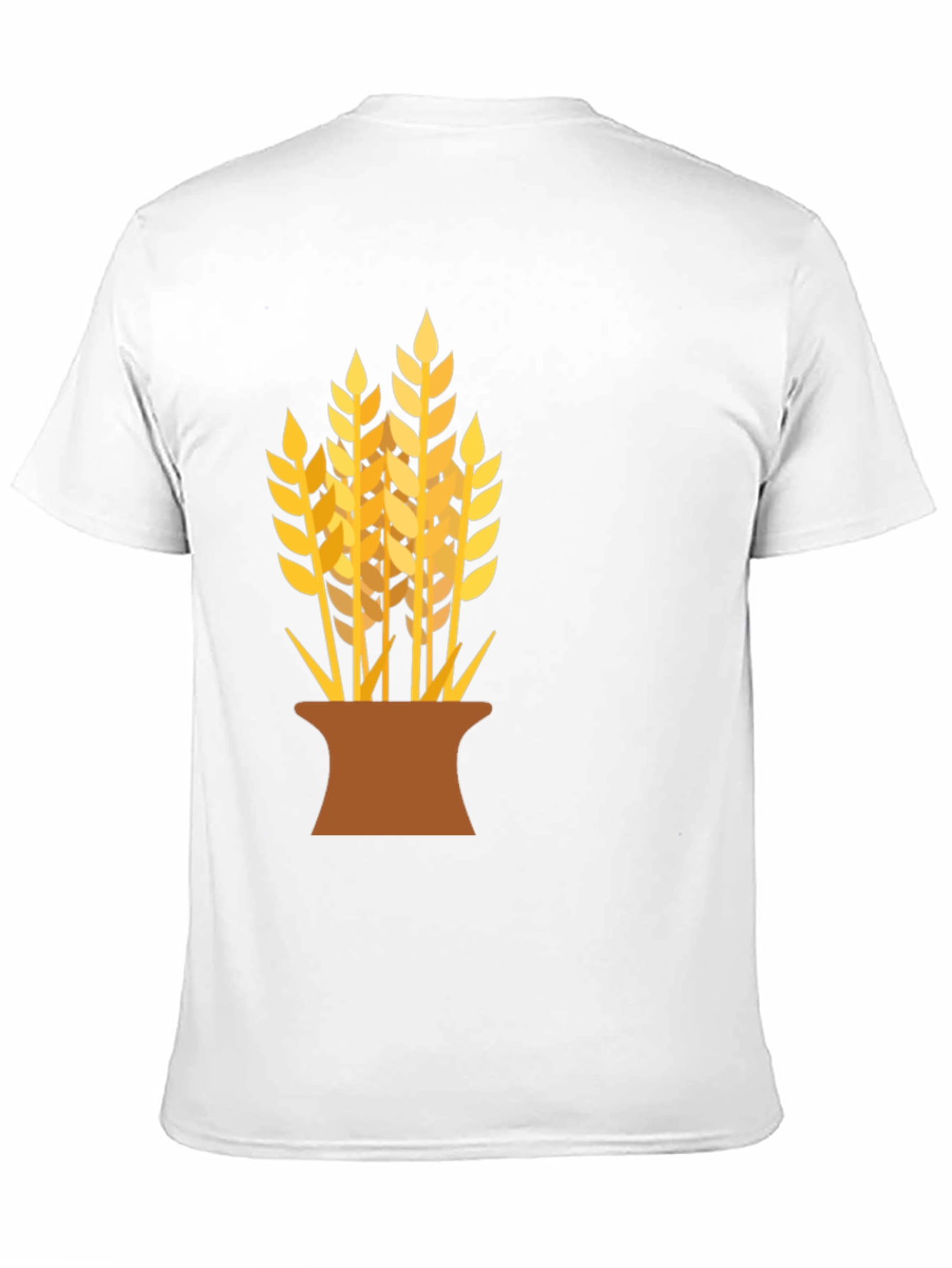 Wheat Graphic Black T-Shirt