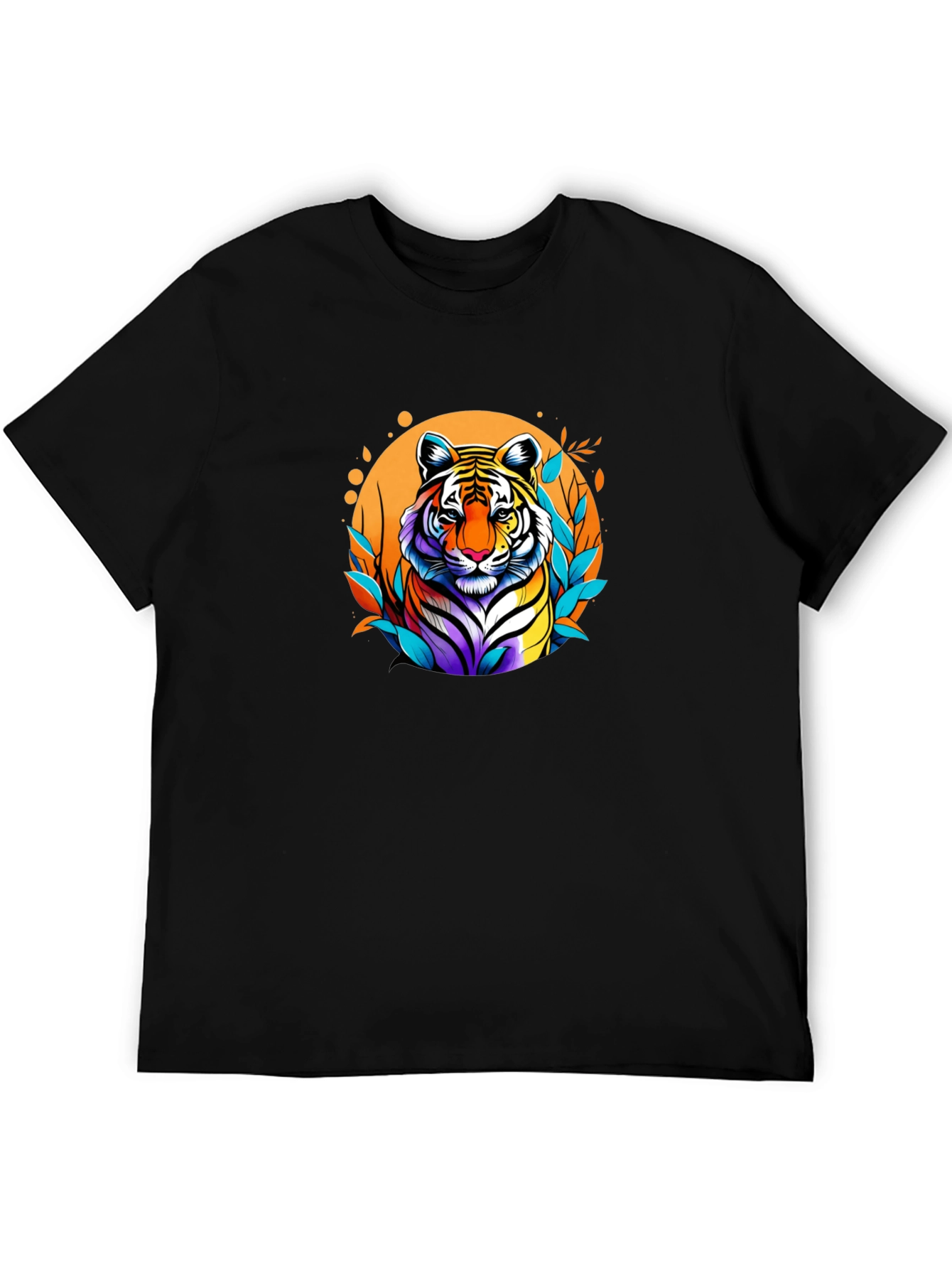 Vibrant Tiger Graphic Tee - Bold Style