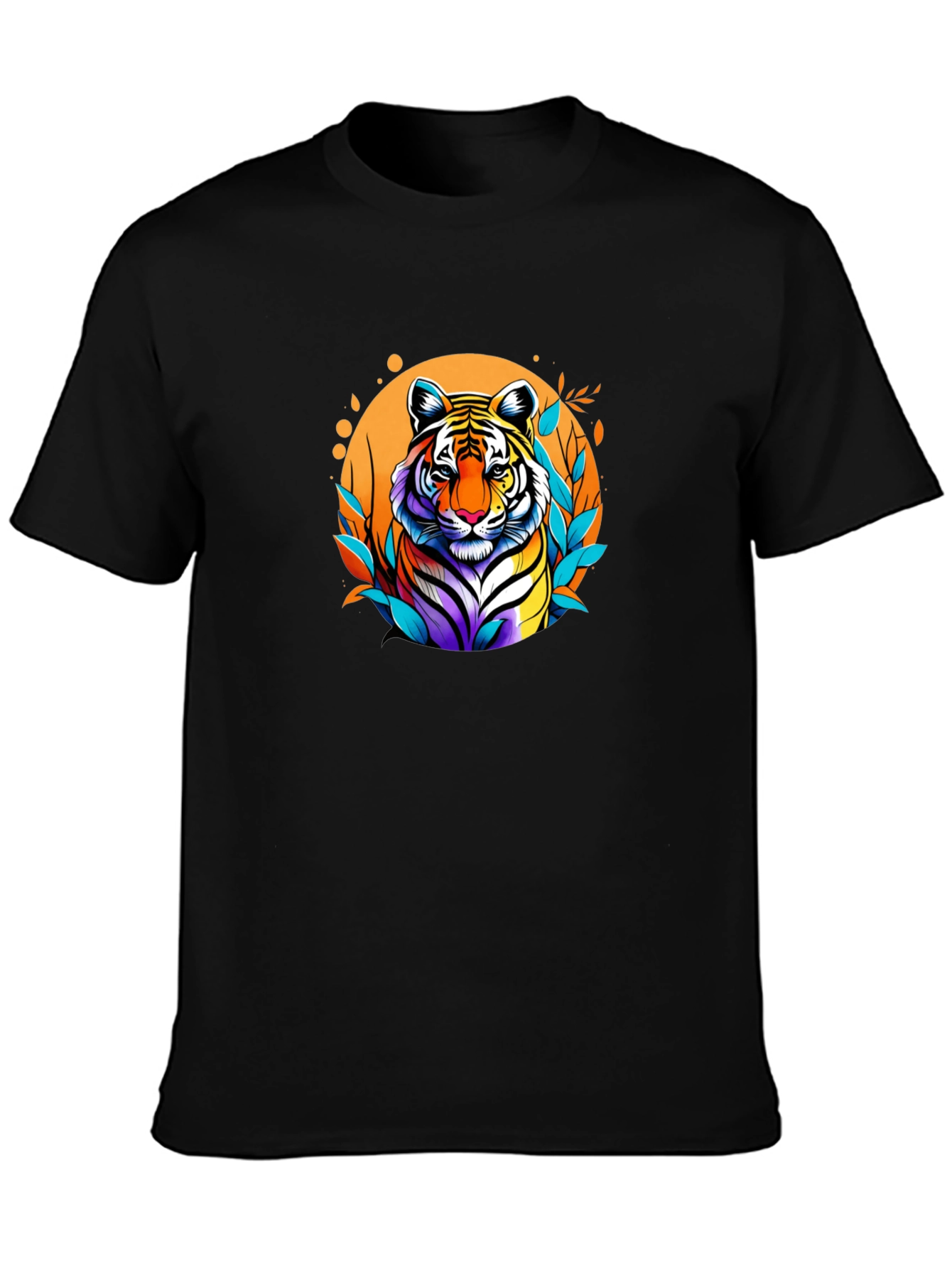 Vibrant Tiger Graphic Tee - Bold Style