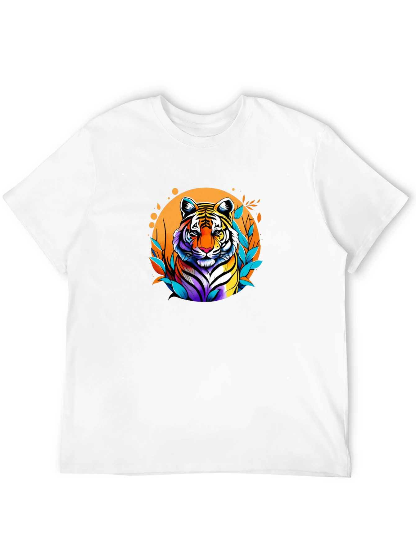 Vibrant Tiger Graphic Tee - Bold Style