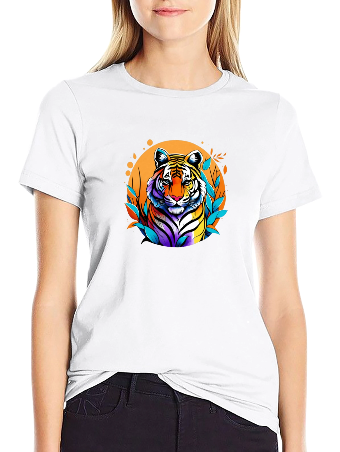 Vibrant Tiger Graphic Tee - Bold Style