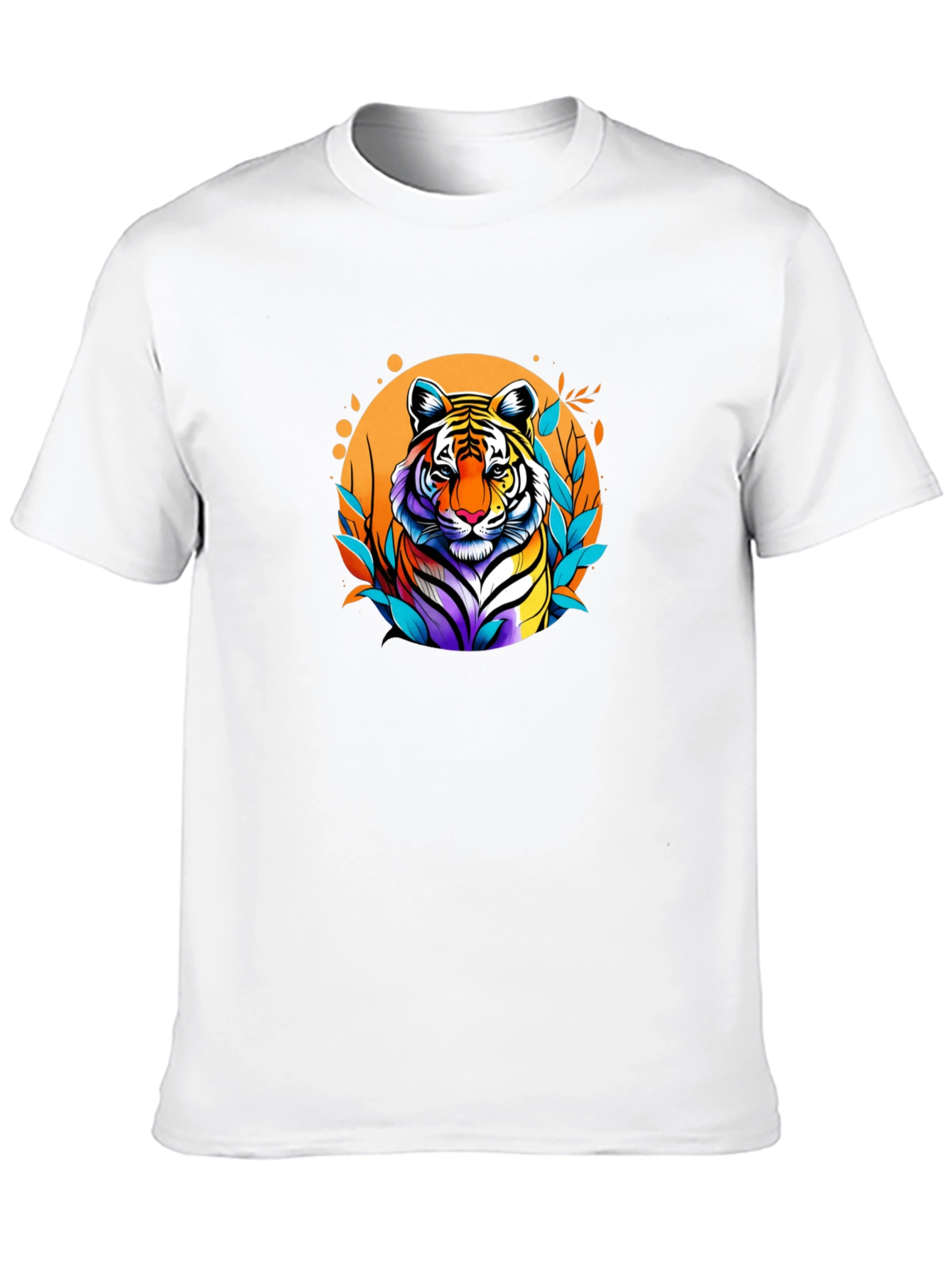 Vibrant Tiger Graphic Tee - Bold Style