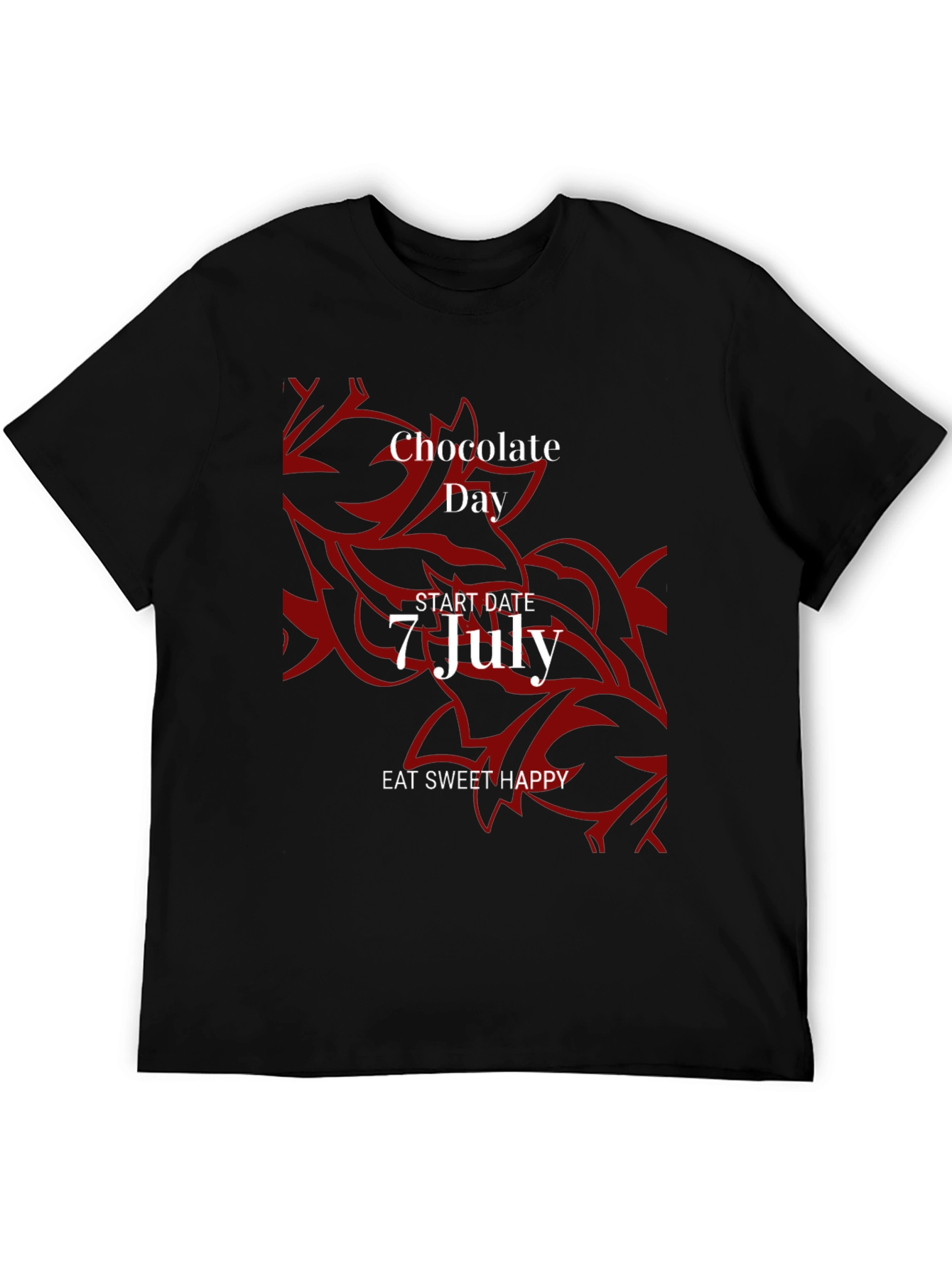 Chocolate Day Tee - Eat Sweet Happy