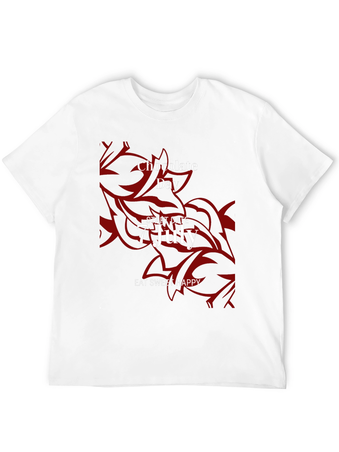 Chocolate Day Tee - Eat Sweet Happy