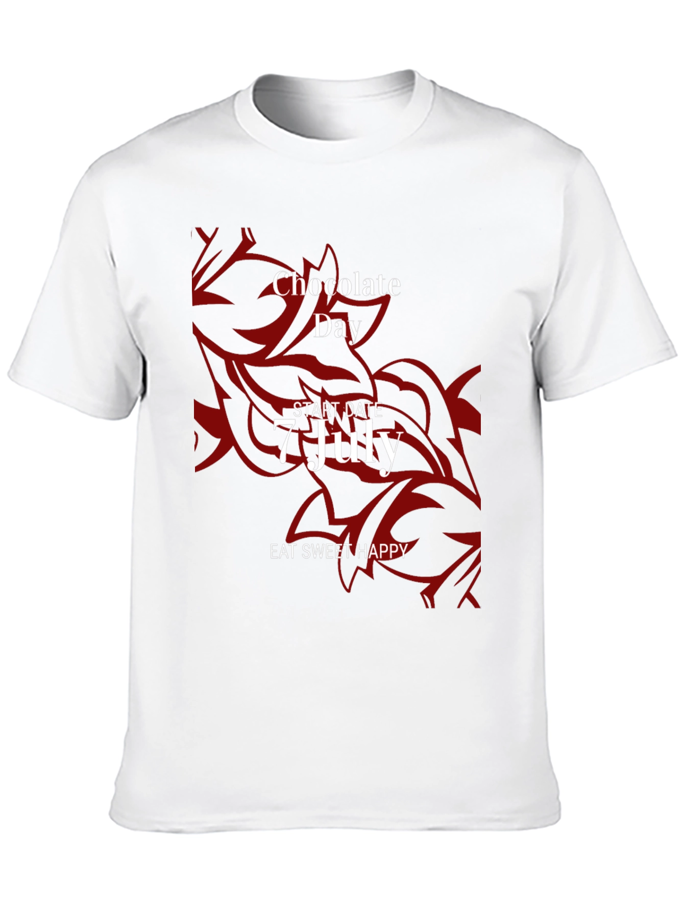 Chocolate Day Tee - Eat Sweet Happy