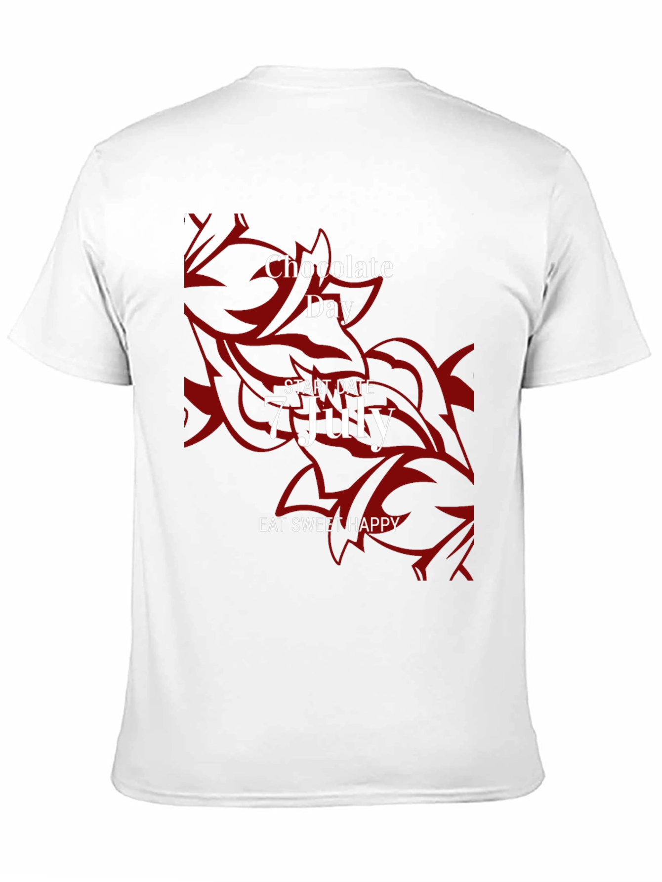Chocolate Day Tee - Eat Sweet Happy