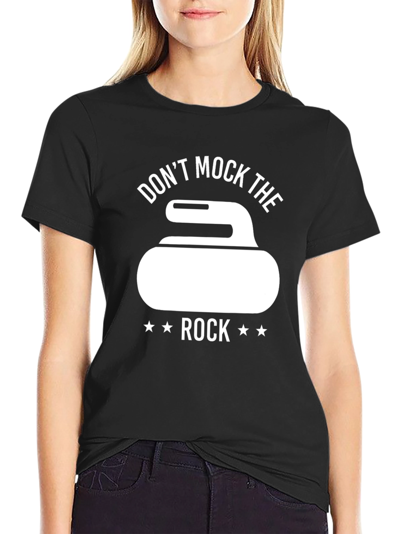 Dont Mock The Rock Black T-Shirt