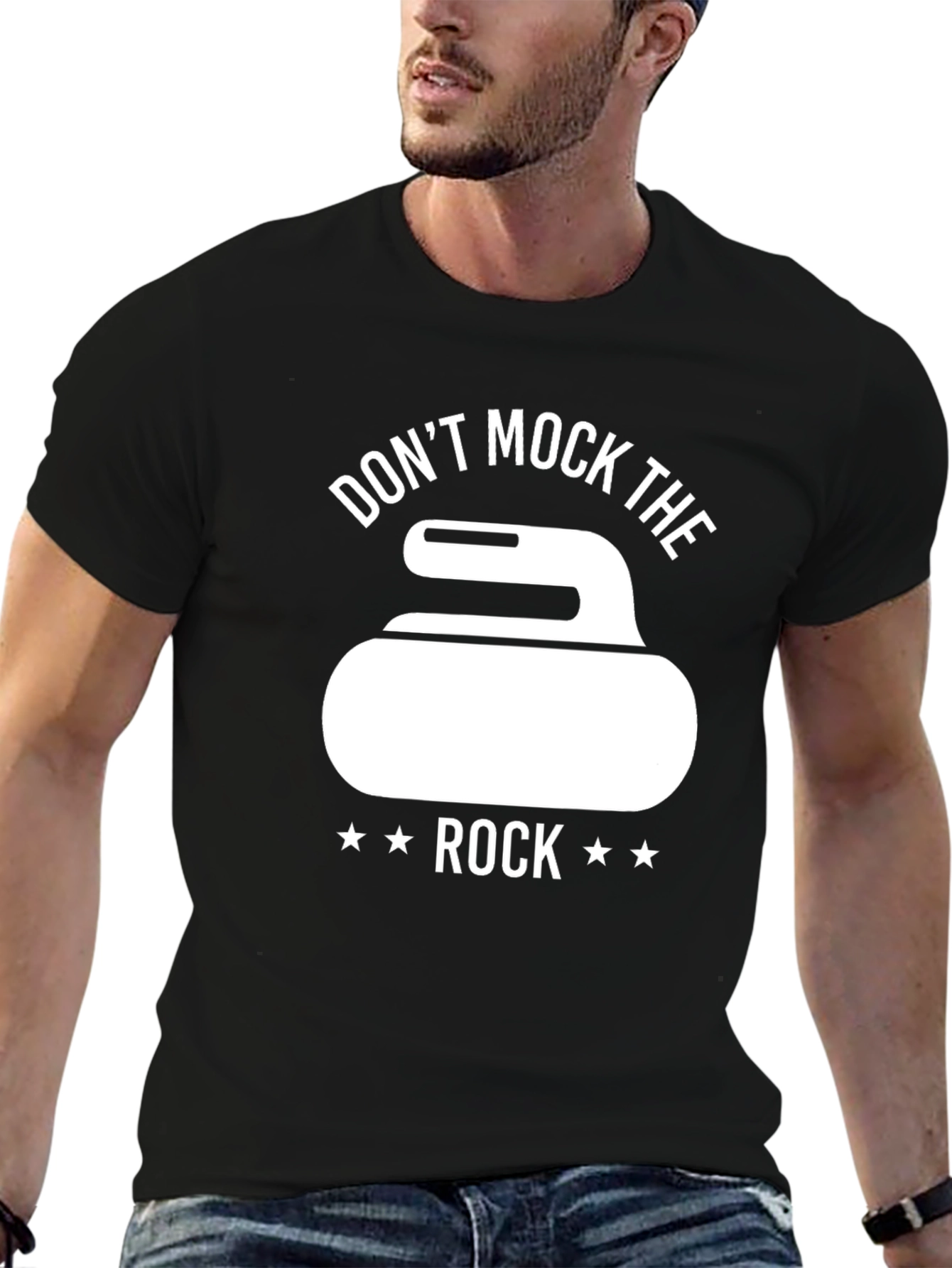 Dont Mock The Rock Black T-Shirt