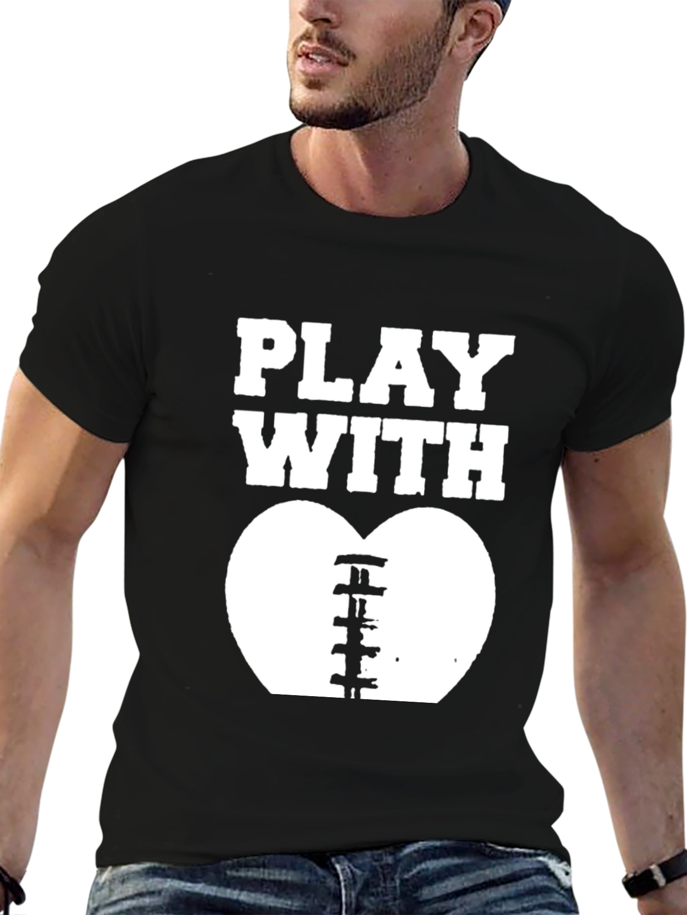 Play With My Heart Football T-Shirt