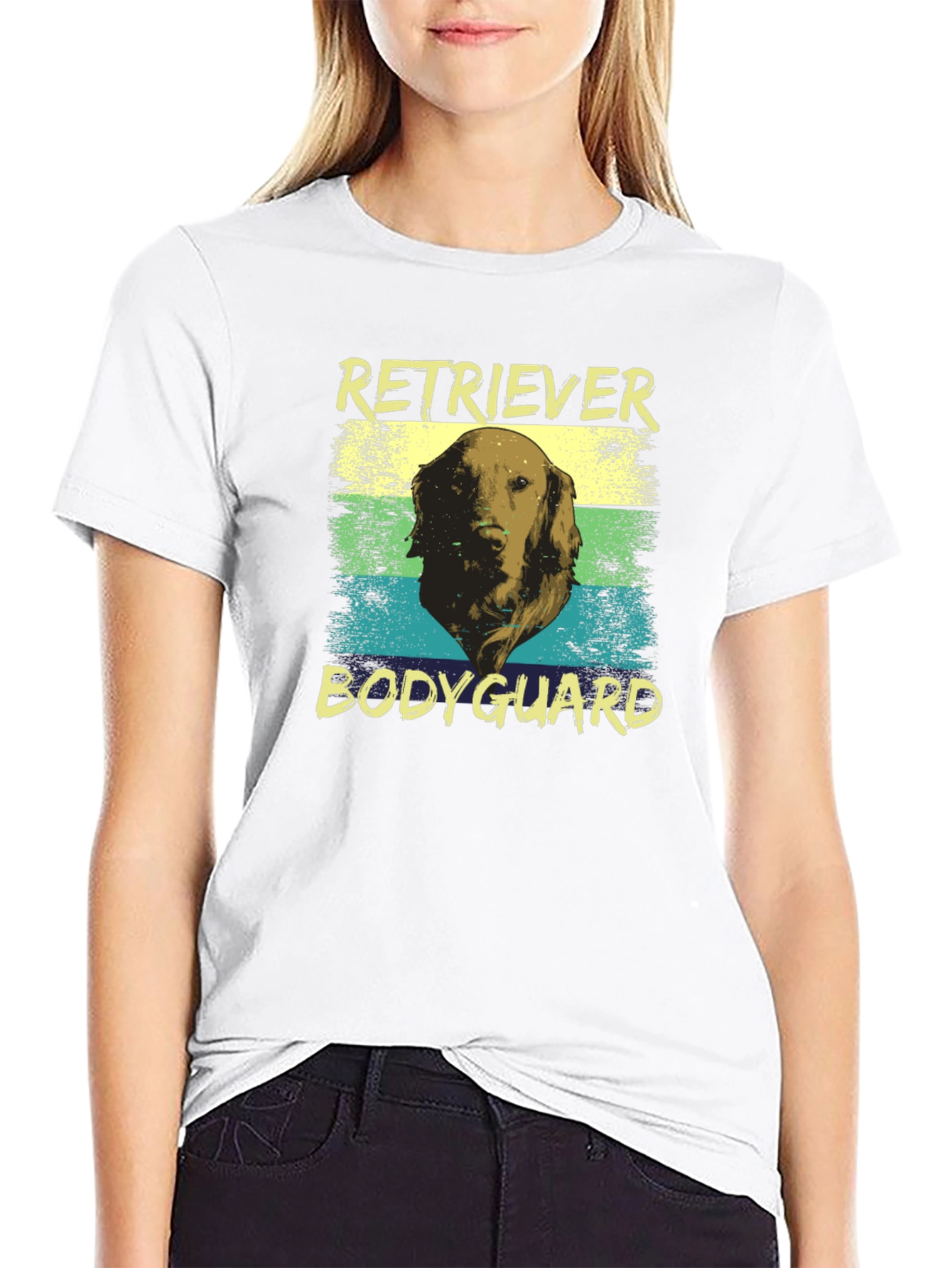 Retriever Bodyguard Graphic T-Shirt - Dog Lover Tee