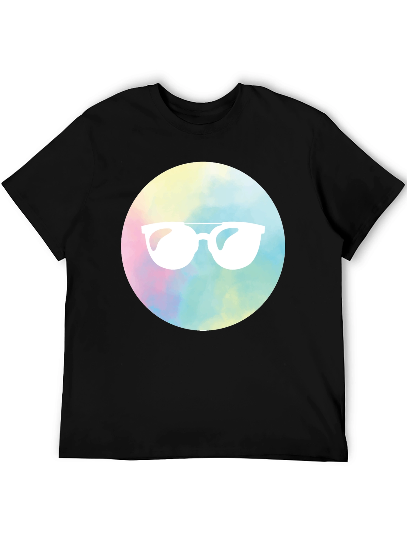 Cool Shades Graphic Tee - Black Cotton Blend