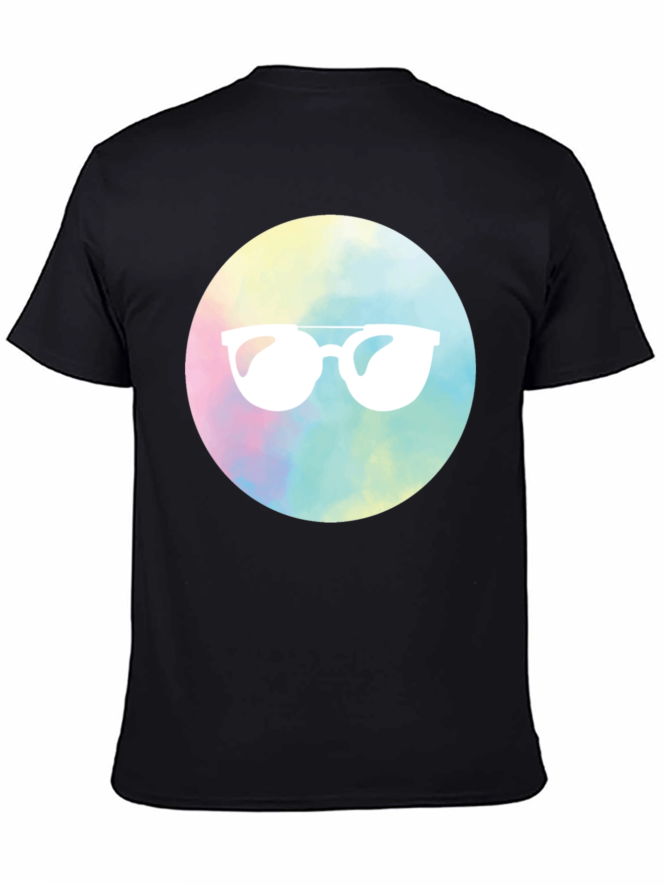 Cool Shades Graphic Tee - Black Cotton Blend