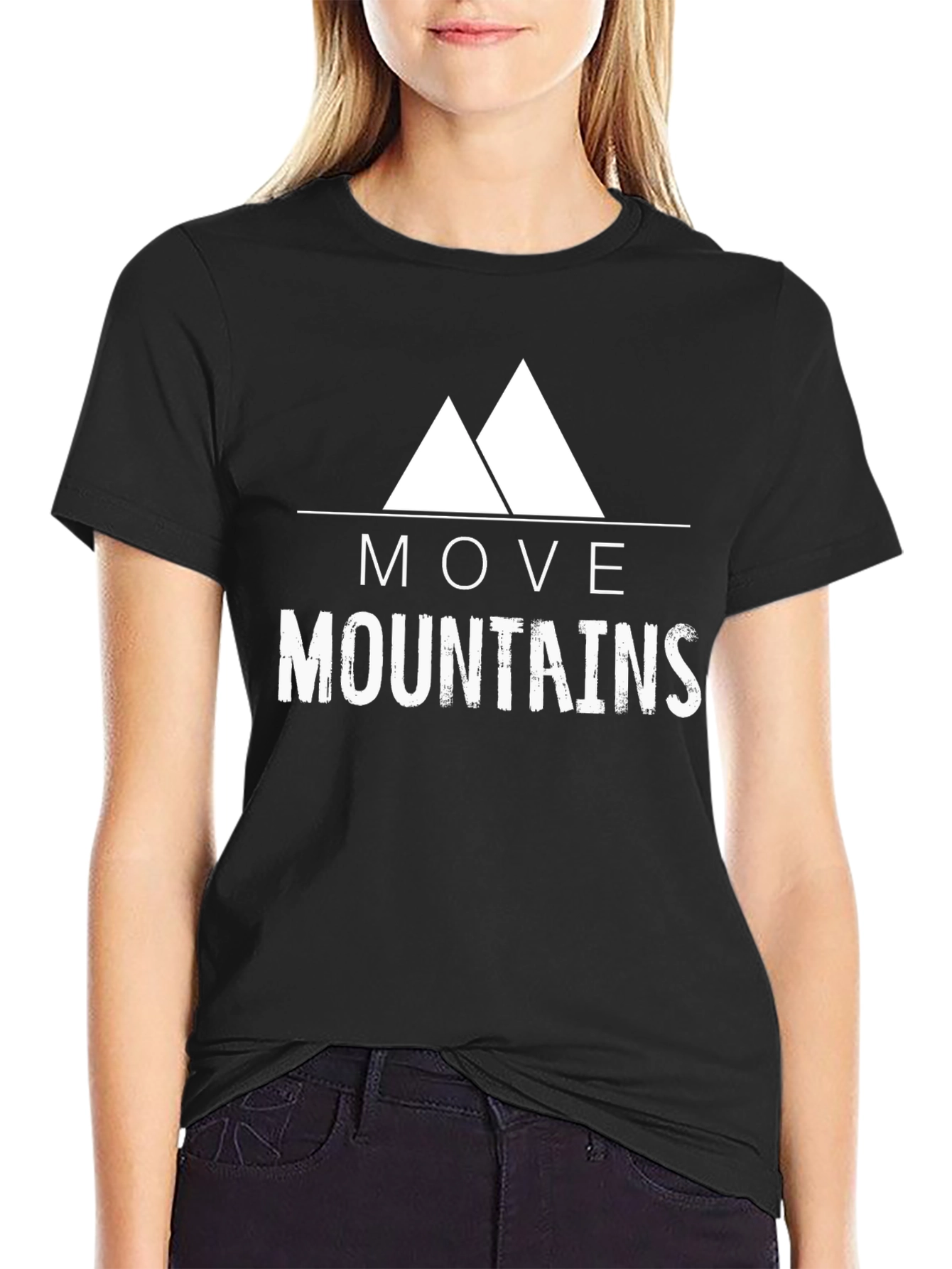Move Mountains Graphic Tee - Motivational T-Shirt